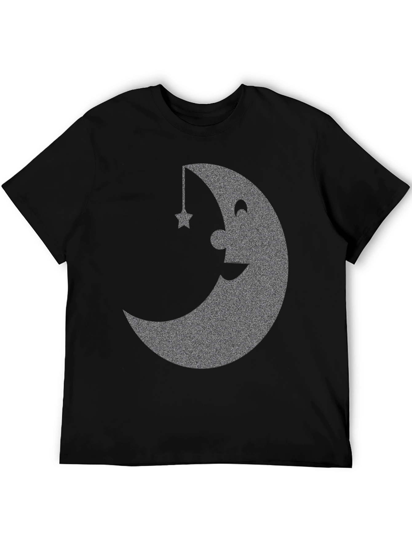 Black Moon and Star Graphic T-Shirt view 5