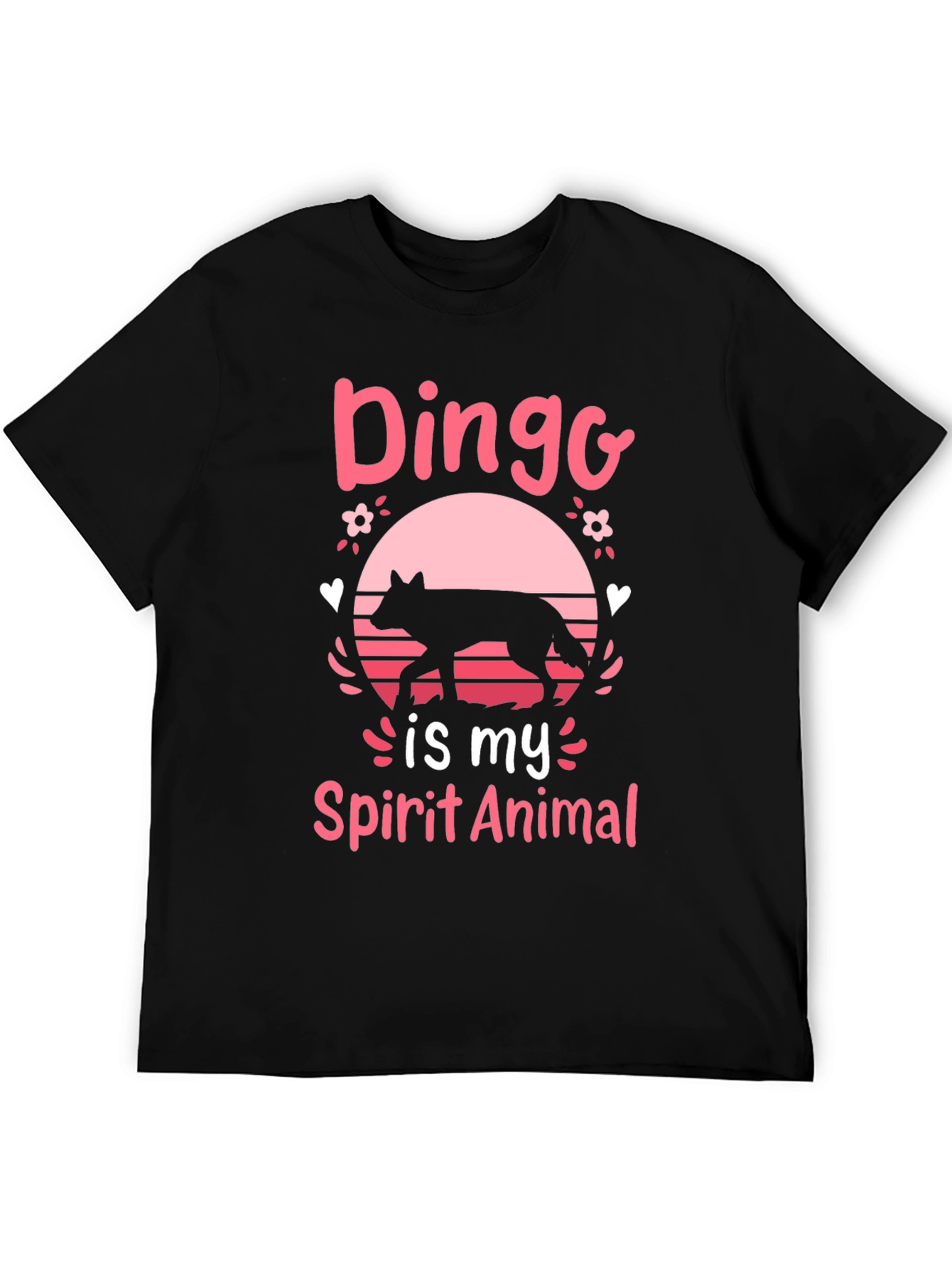 Black Dingo Spirit Animal Graphic Tee - Unisex view 5