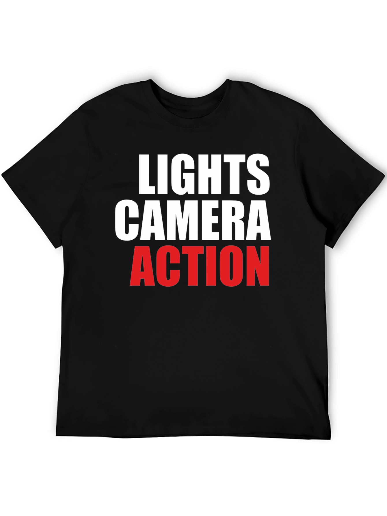 Black Lights Camera Action T-Shirt - Black view 5