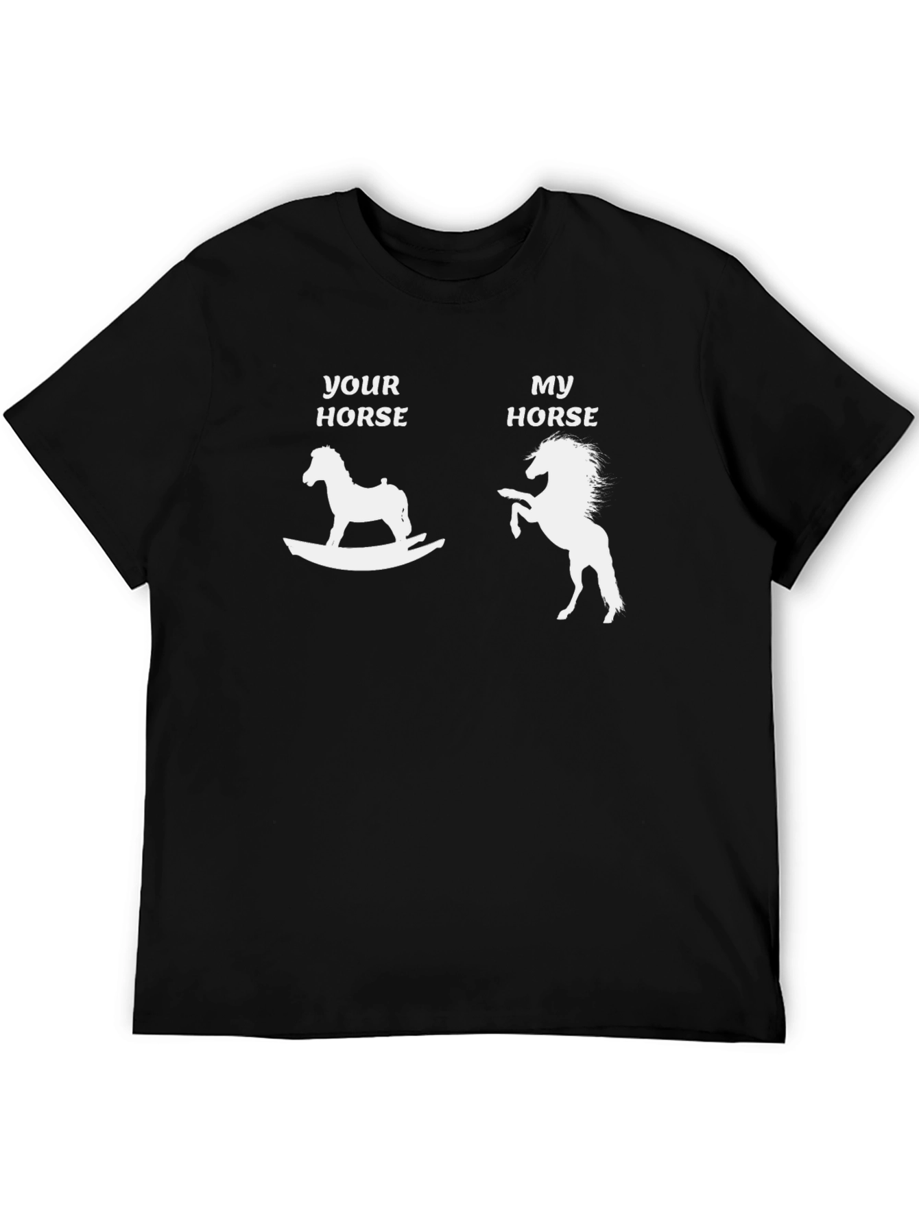 Black Your Horse My Horse Graphic Tee - Horse Lover Gift view 5