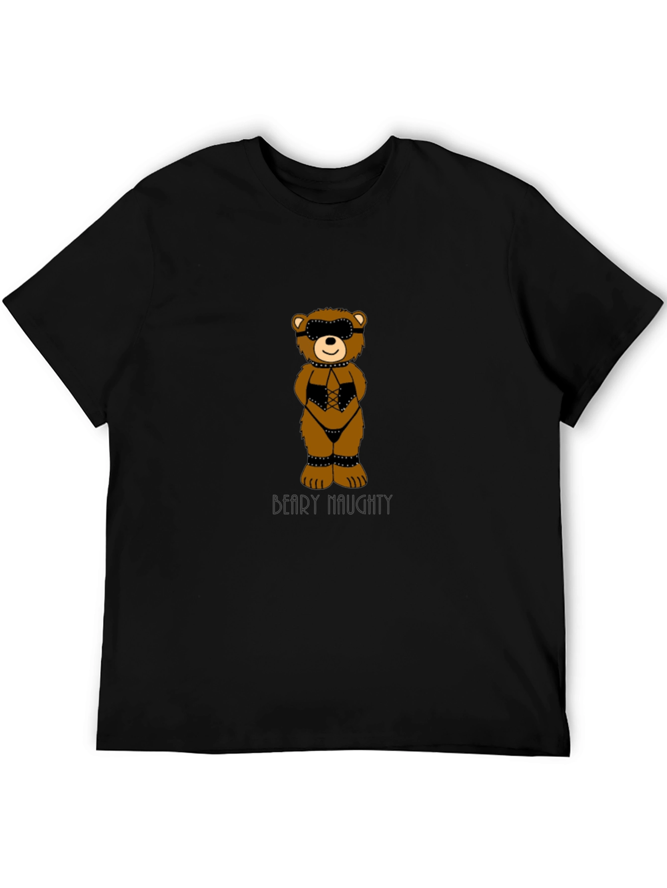 Black Naughty Bear T-Shirt view 5