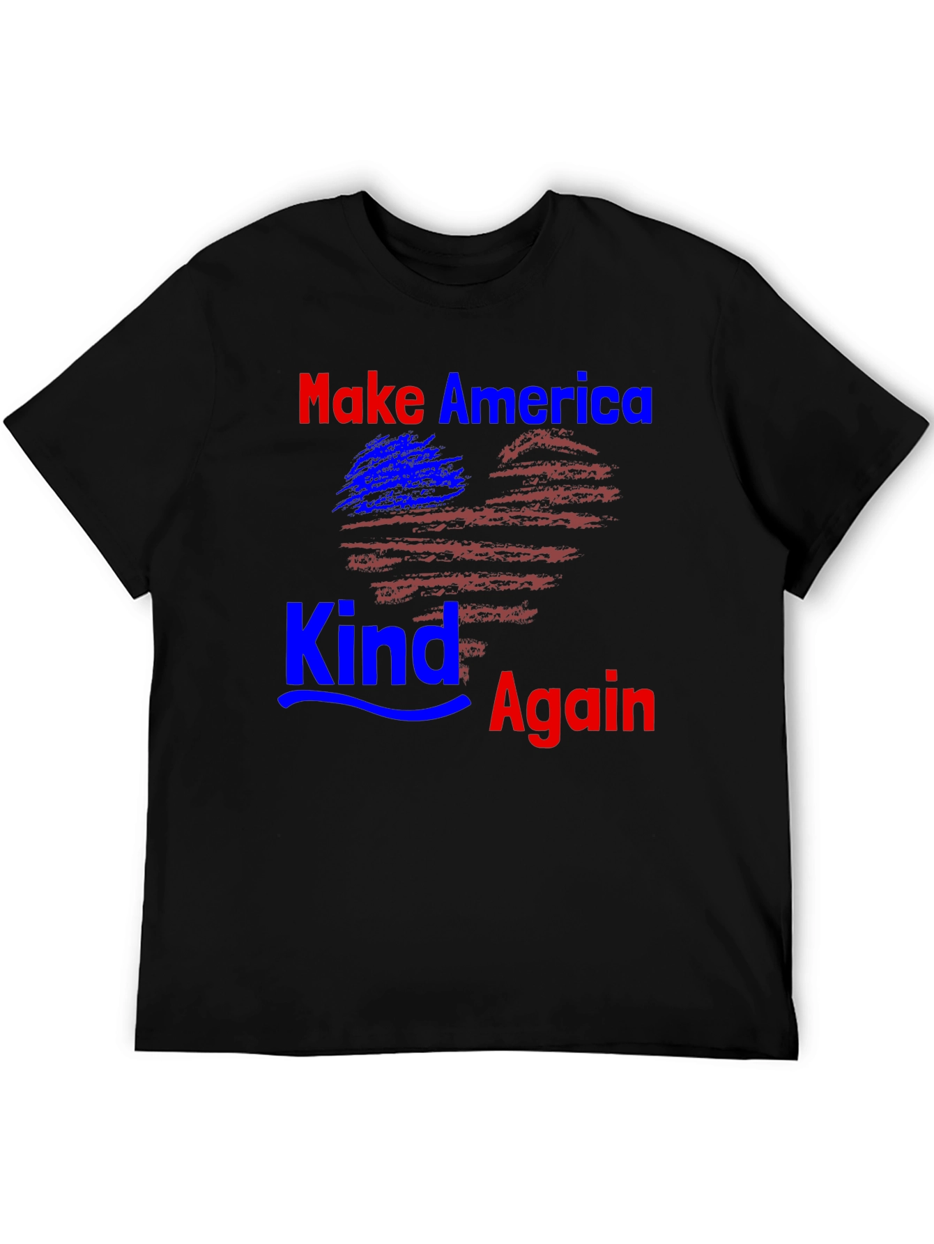 Black Make America Kind Again T-Shirt view 5