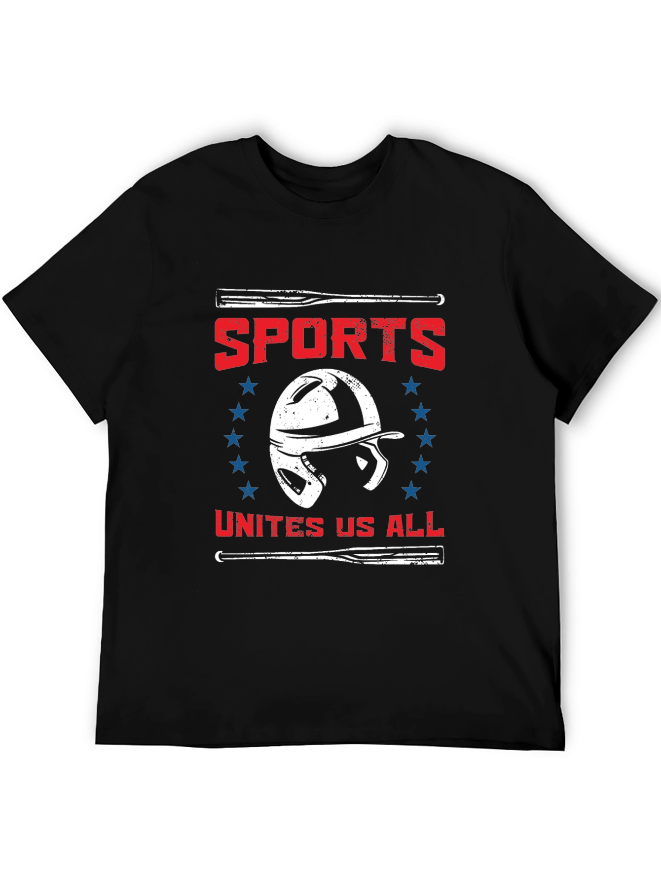 Black Sports Unites Us All T-Shirt view 5