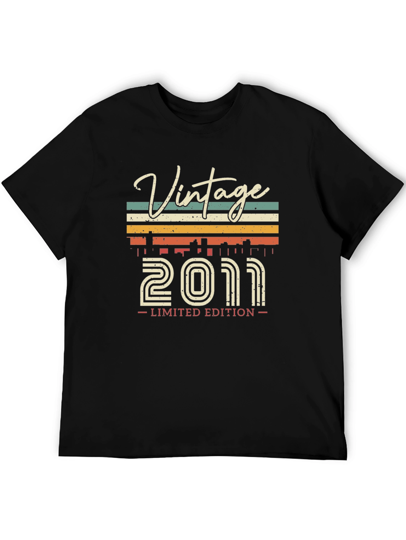 Black Vintage 2011 Limited Edition Black T-Shirt view 5