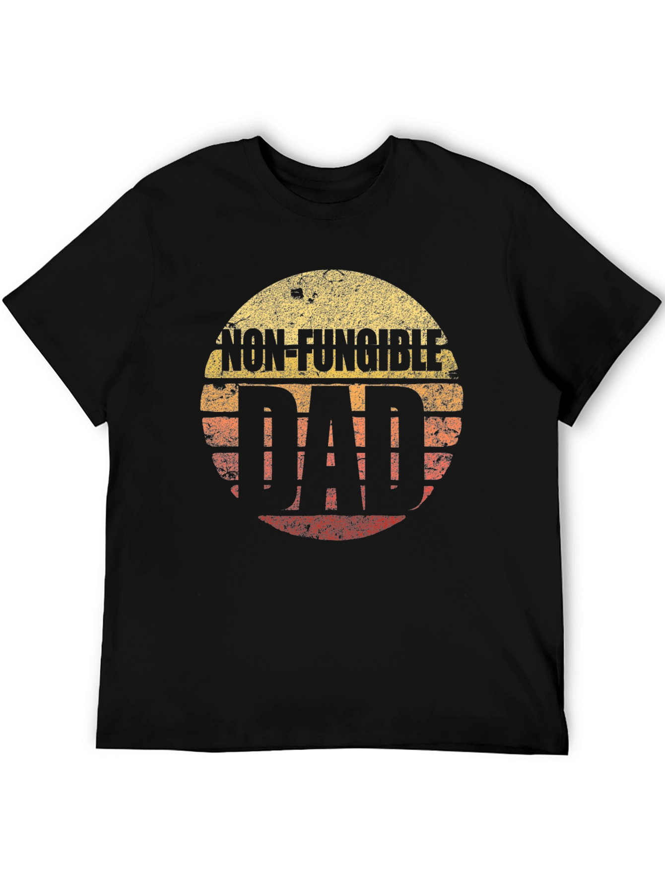 Black Non-Fungible Dad Graphic T-Shirt view 5