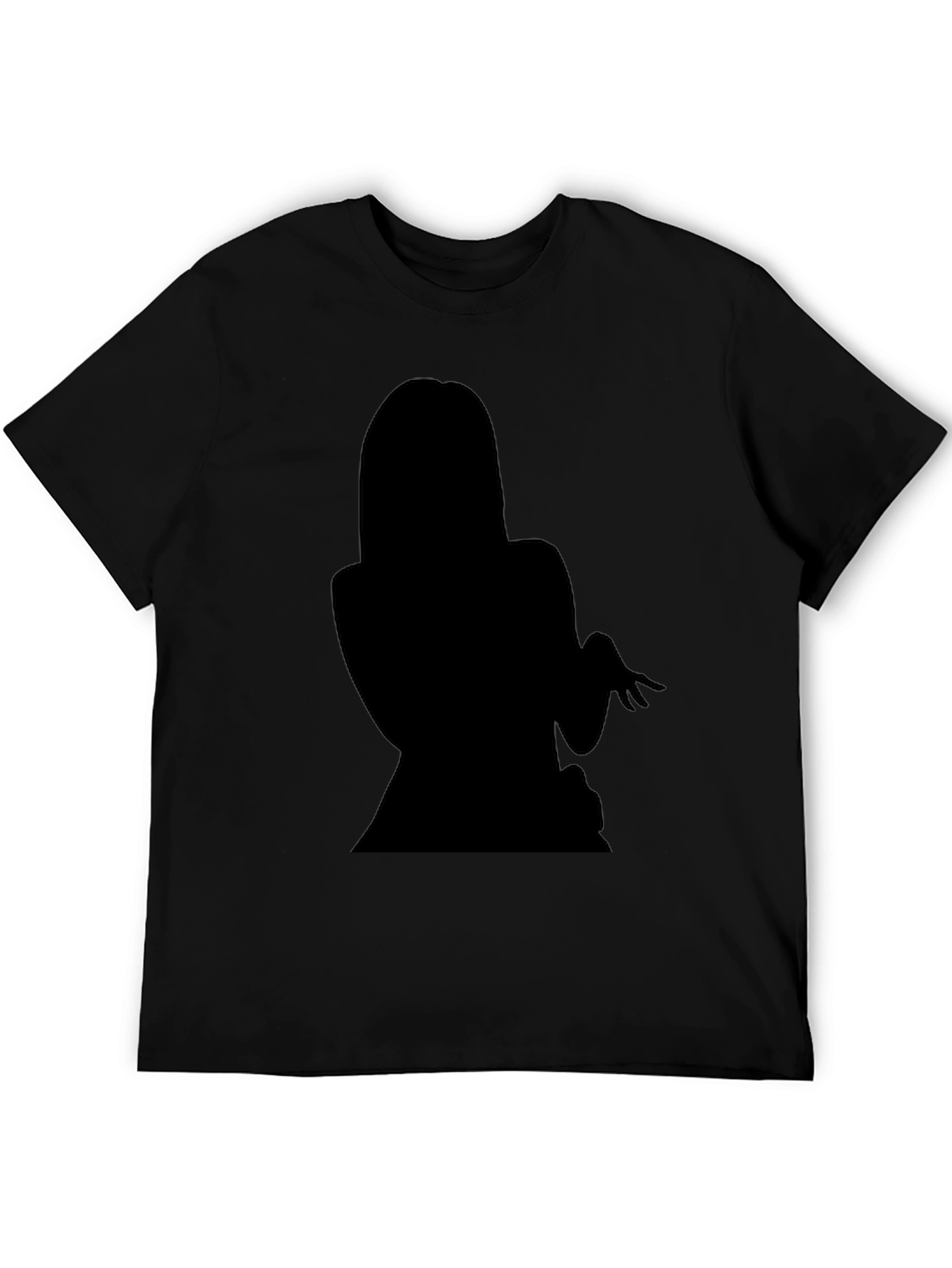 Black Black Silhouette Graphic Tee - Modern Fit view 5