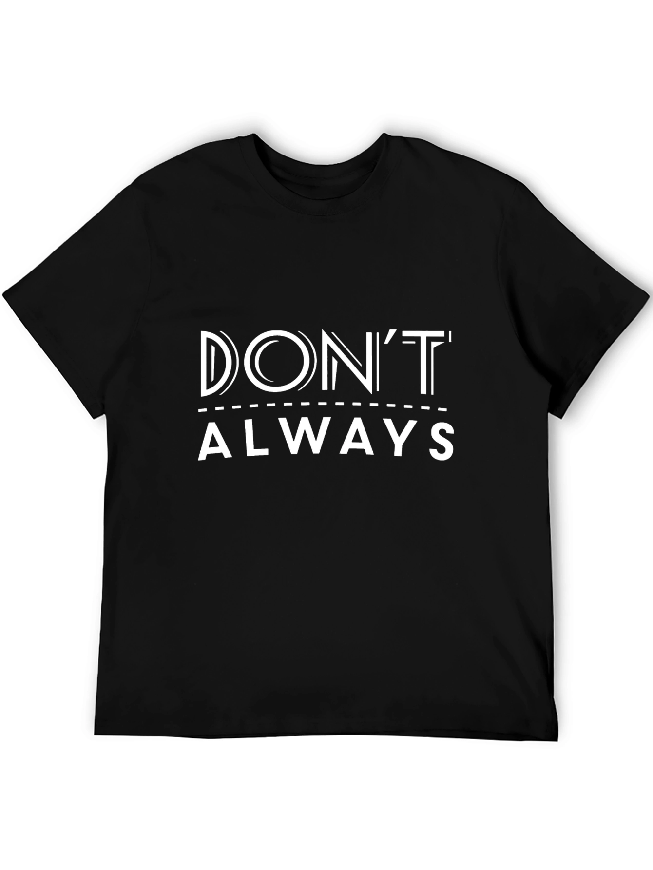 Black Don't Always - Graphic Print Tee view 5