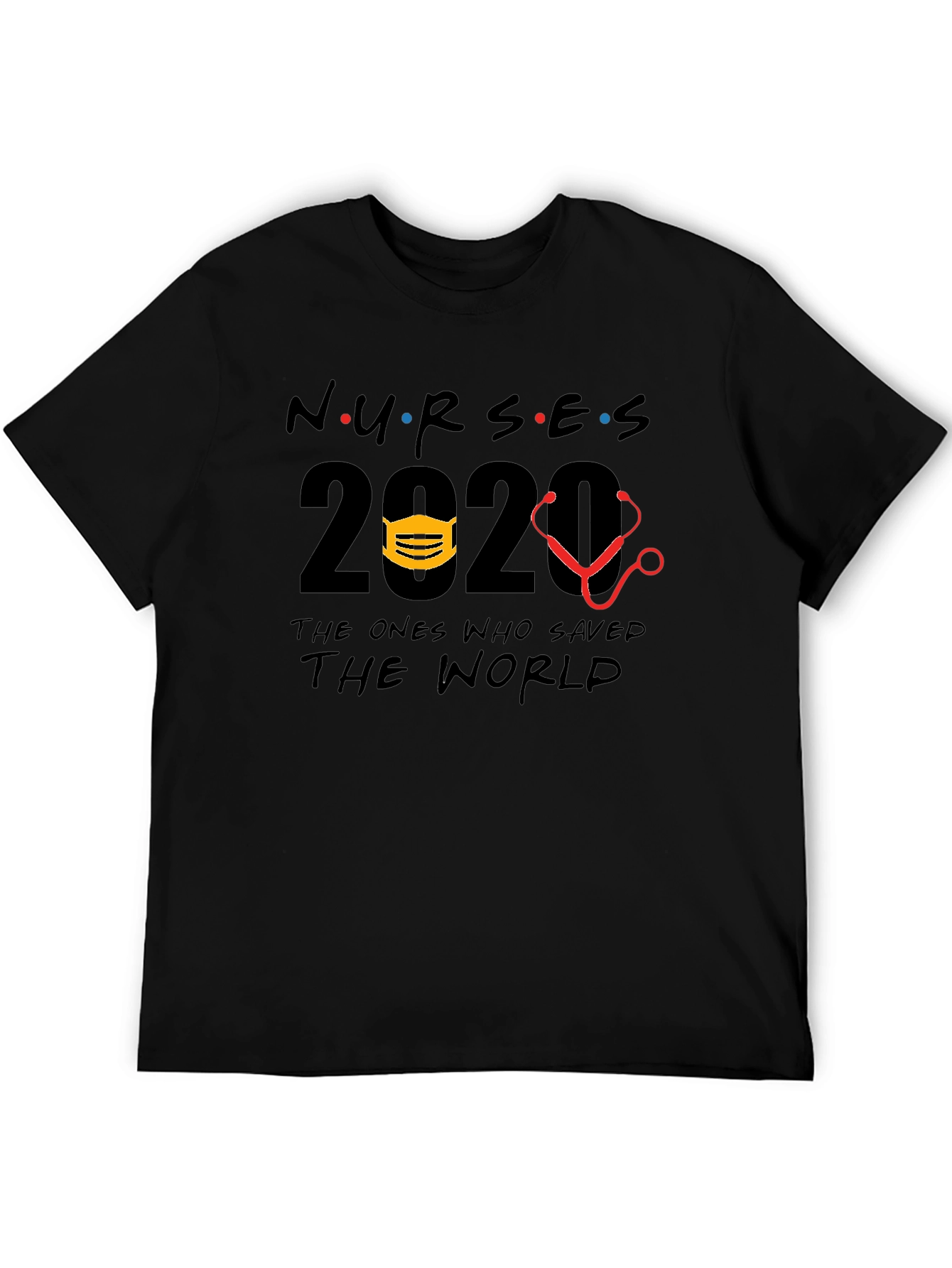 Nurses 2020 Saved the World T-Shirt - 5