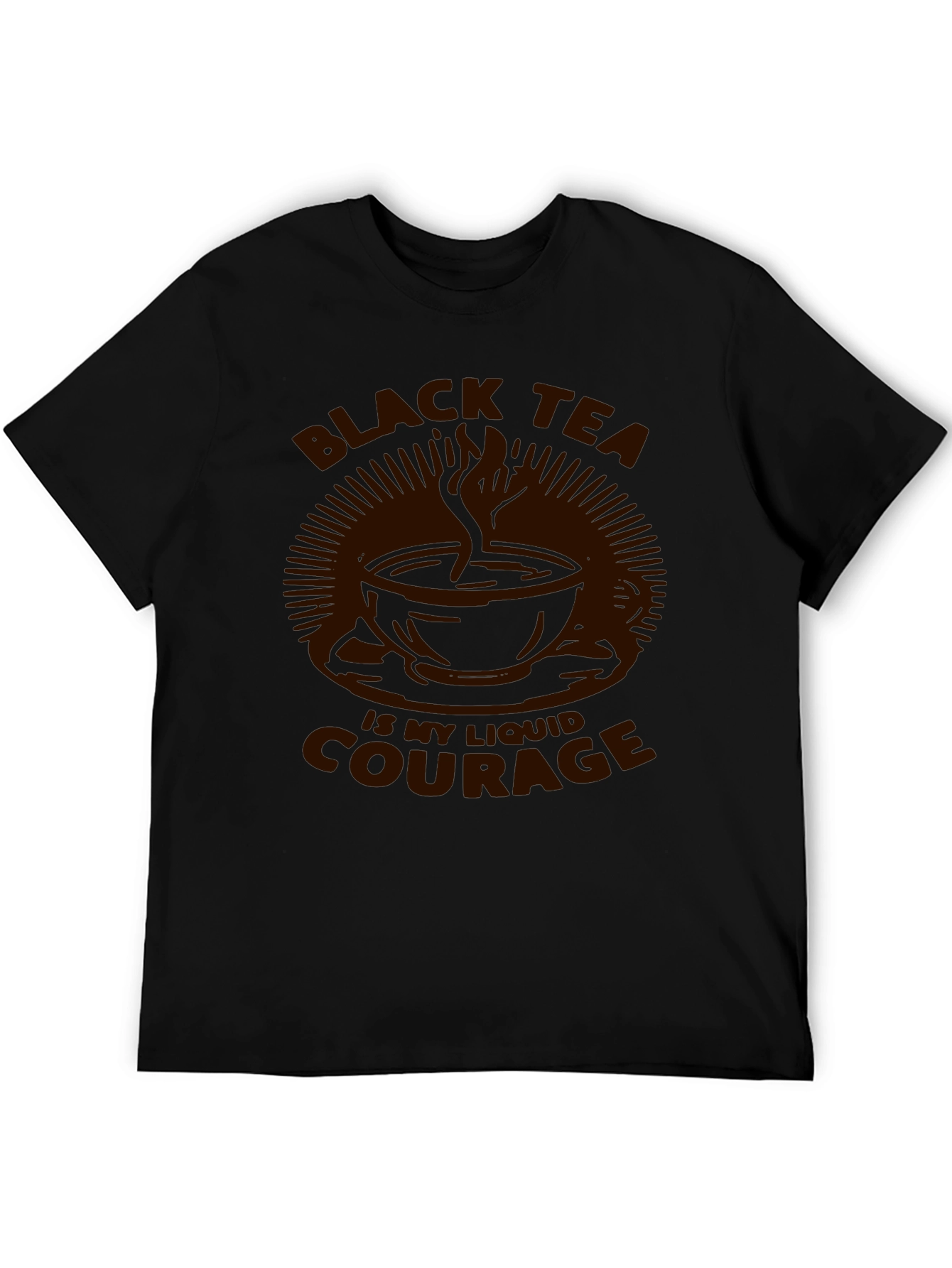 Black Black Tea Liquid Courage Graphic Tee view 5