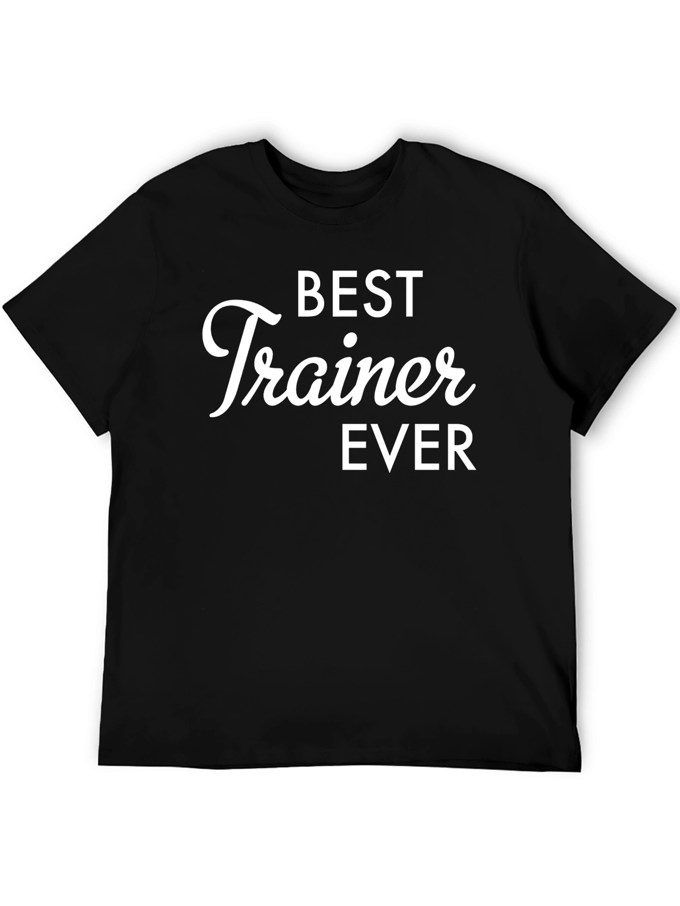 Black Best Trainer Ever Graphic T-Shirt - Black view 5
