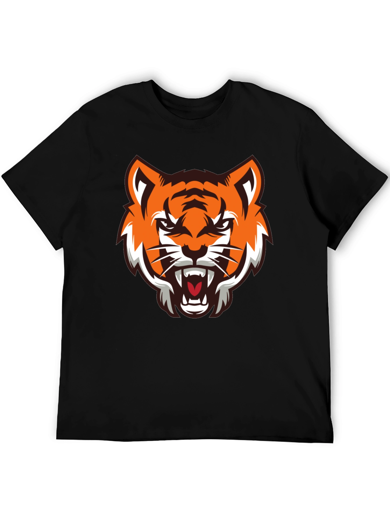 Black Bold Tiger Graphic Tee - Fierce Style view 5