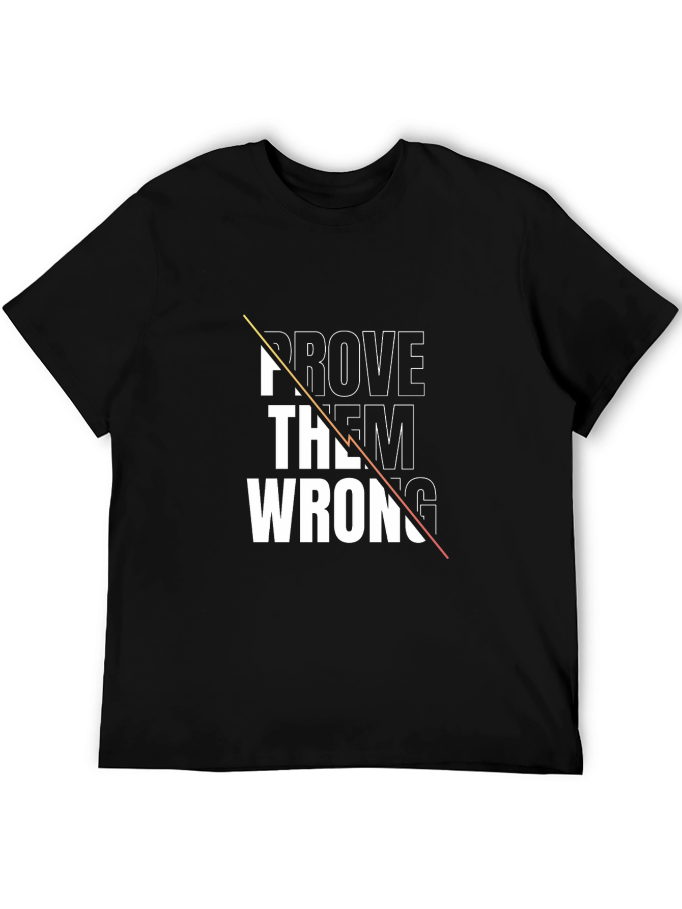 Black Prove Them Wrong Graphic Tee - Black view 5