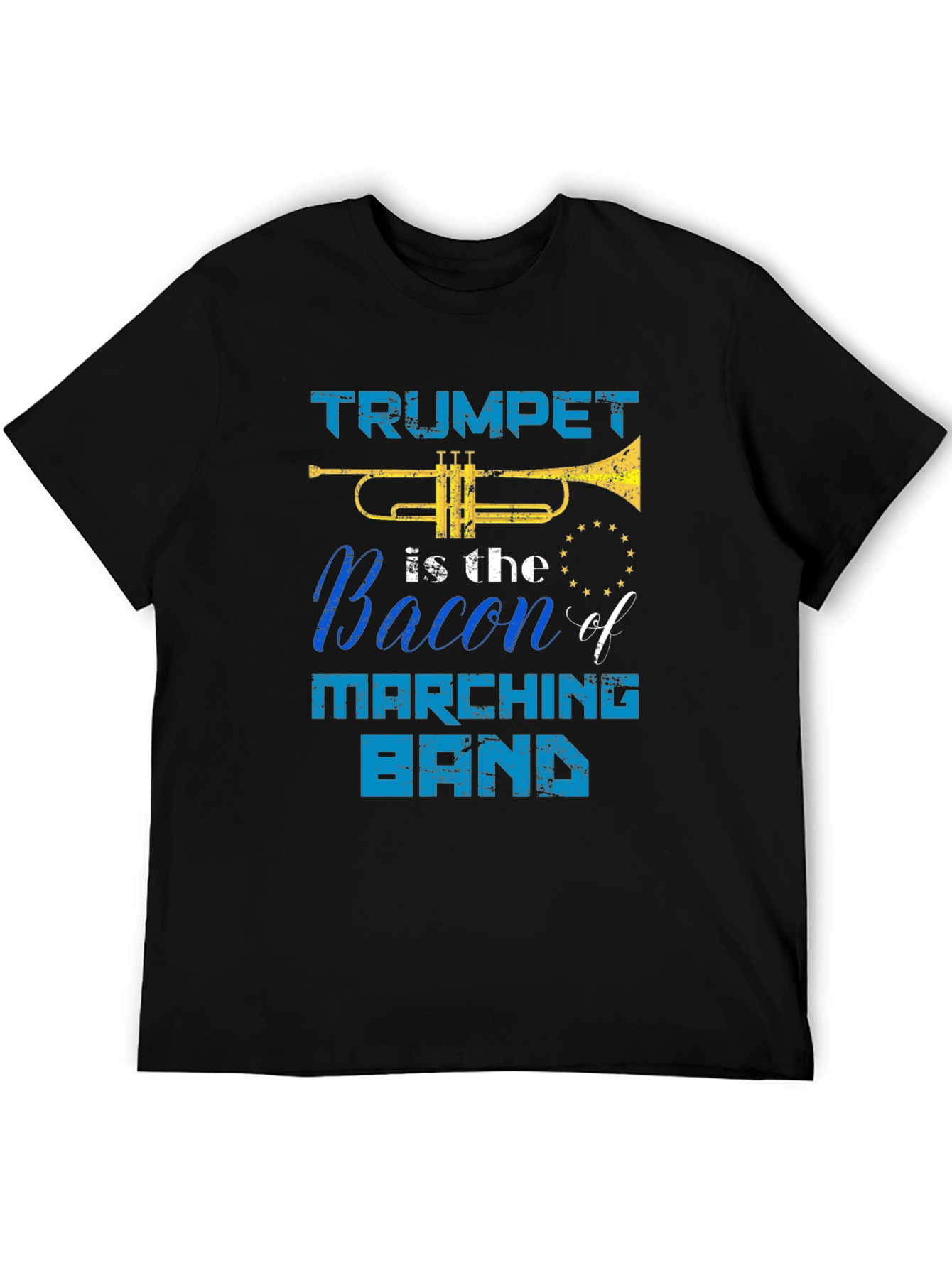 Black Trumpet is the Bacon of Marching Band T-Shirt view 5