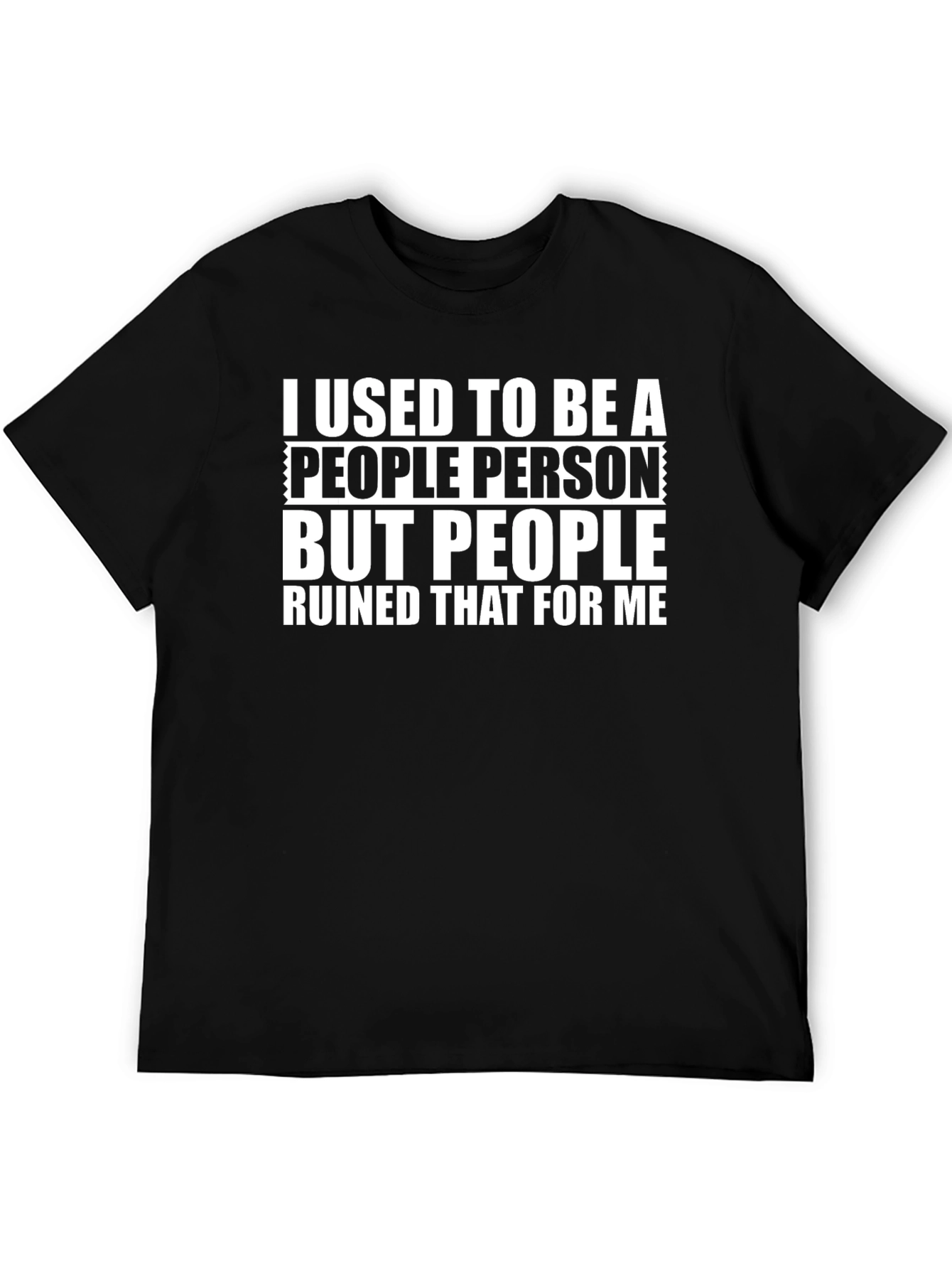Black People Ruined It T-Shirt - Funny Sarcastic Tee view 5