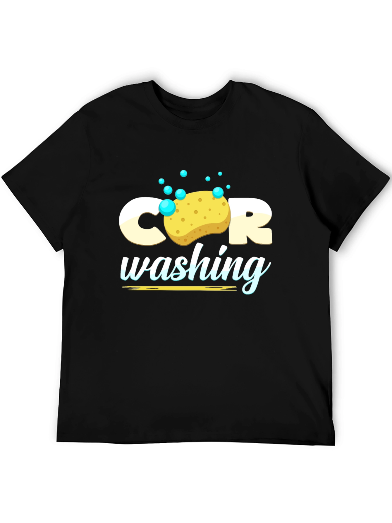 Black Car Wash Graphic Tee - Black T-Shirt view 5