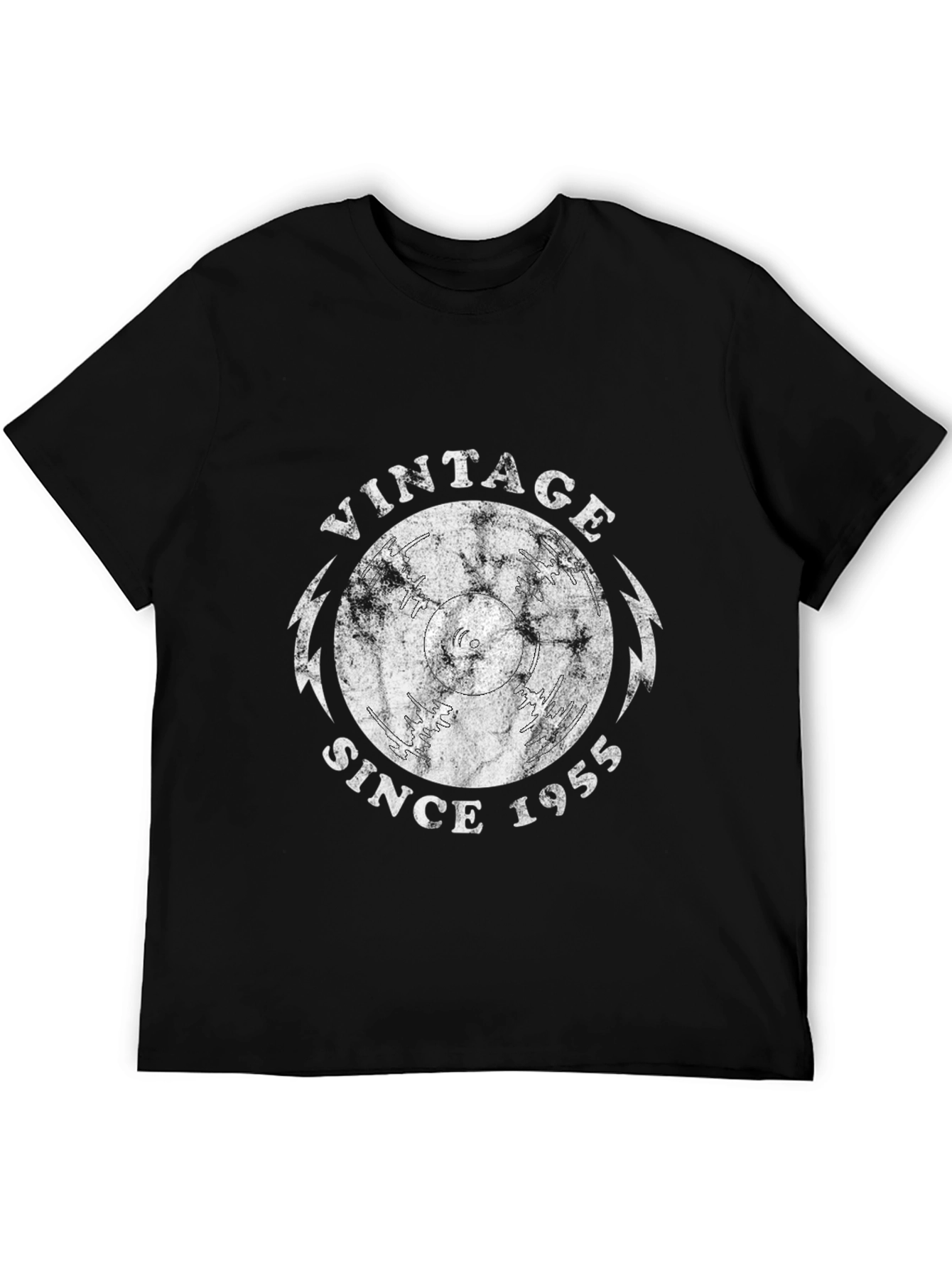 Black Vintage Since 1955 Graphic T-Shirt view 5