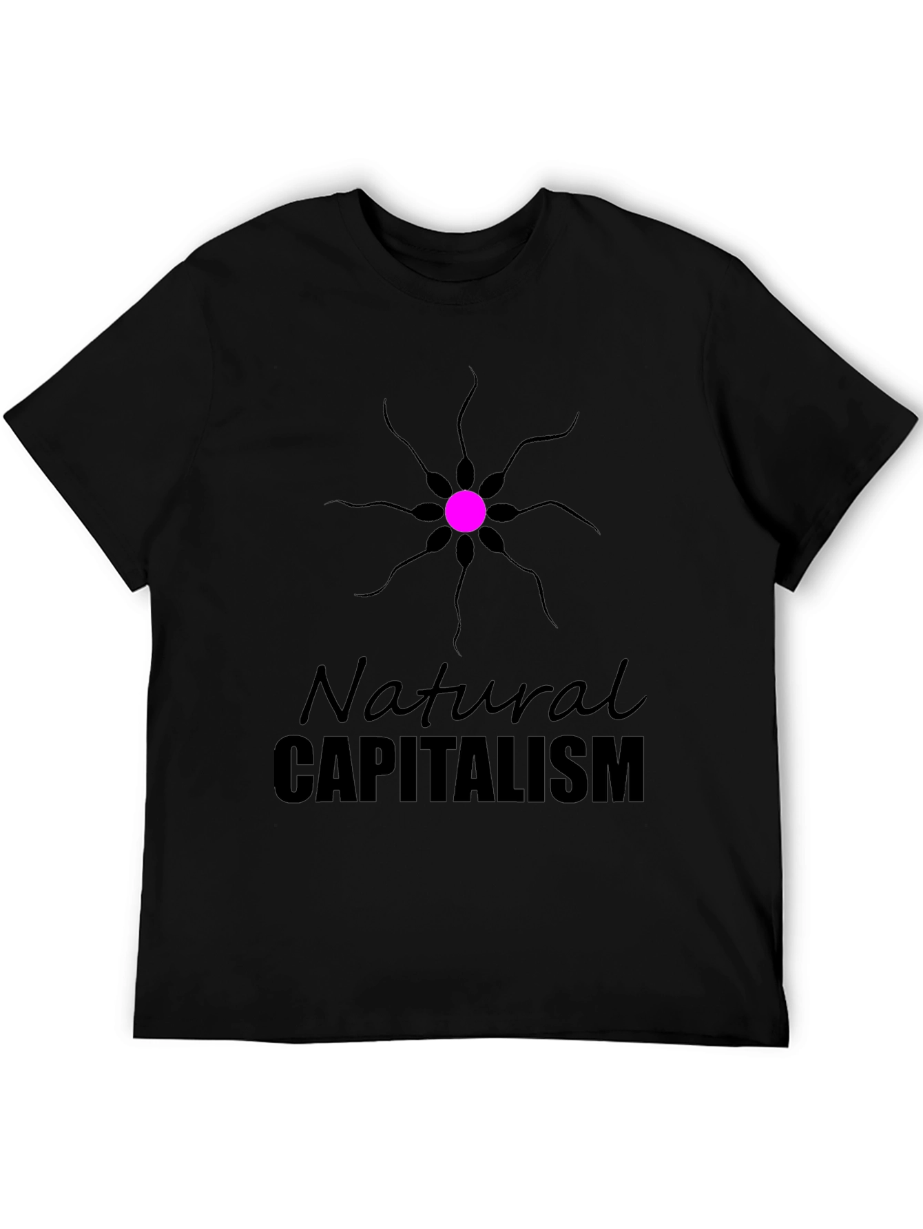 Black Natural Capitalism Graphic Tee view 5