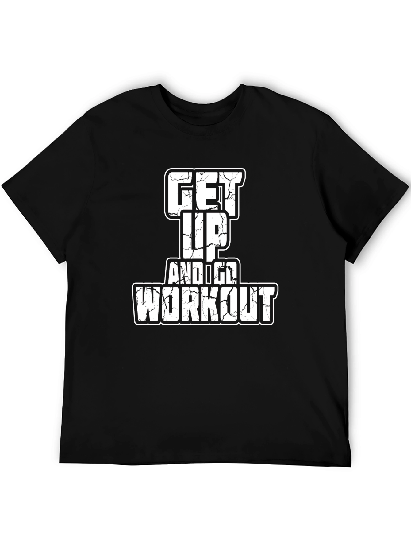 Black Get Up and Go Workout T-Shirt - Black view 5