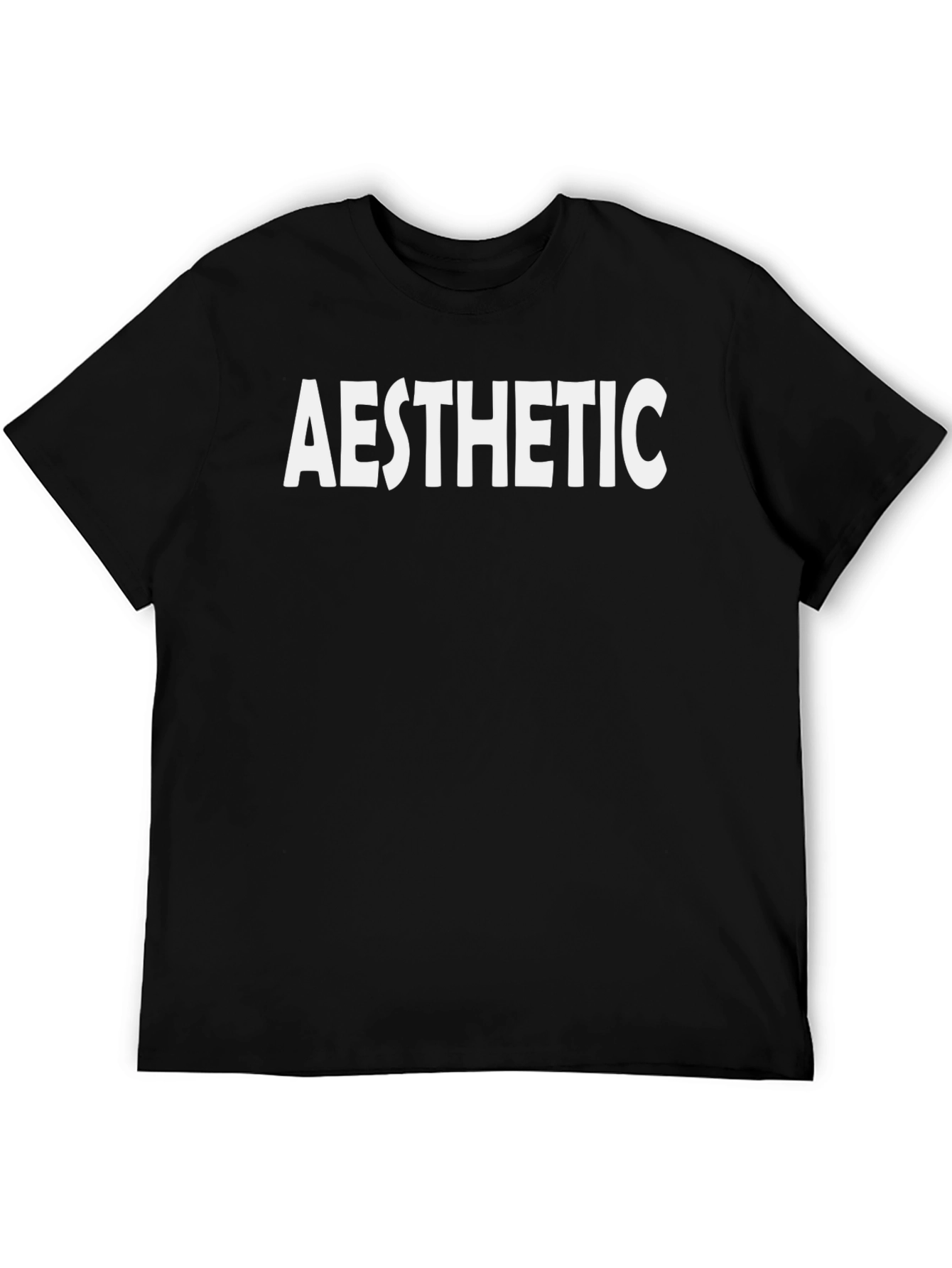 Black Aesthetic Graphic Tee - Men's Black Short Sleeve view 5