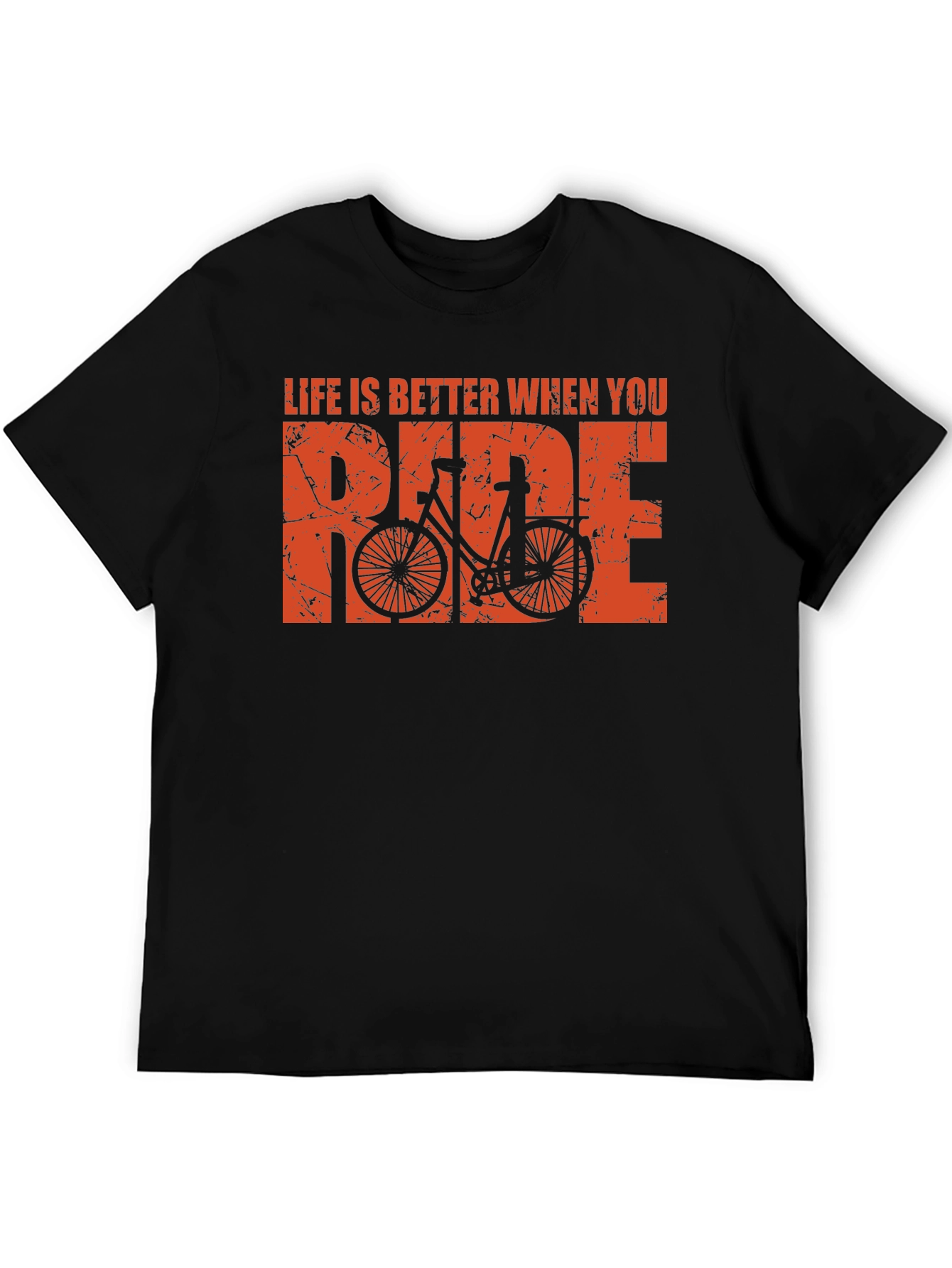 Black Life is Better When You Ride Bike T-Shirt view 5