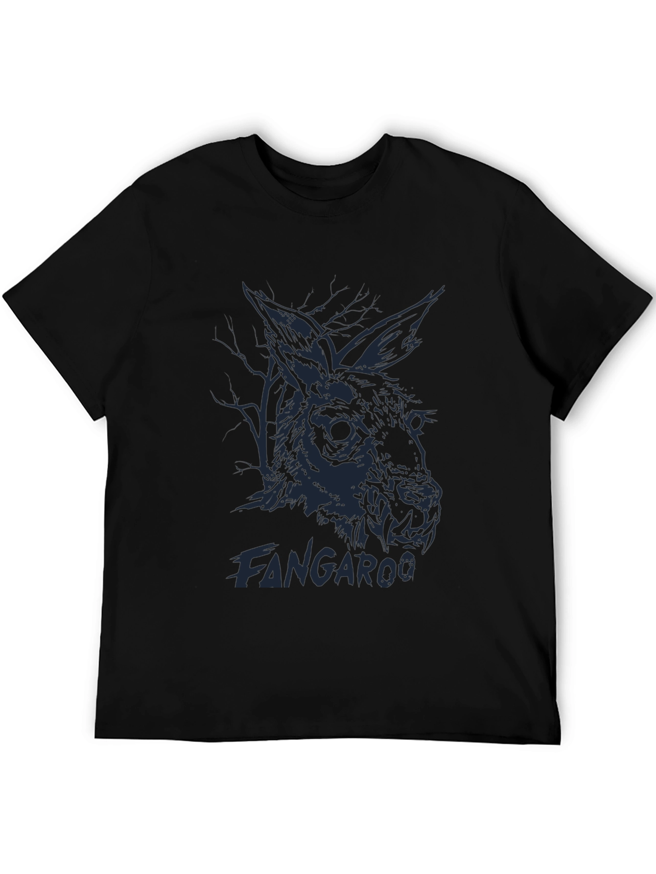 Black Fangaroo Graphic T-Shirt view 5