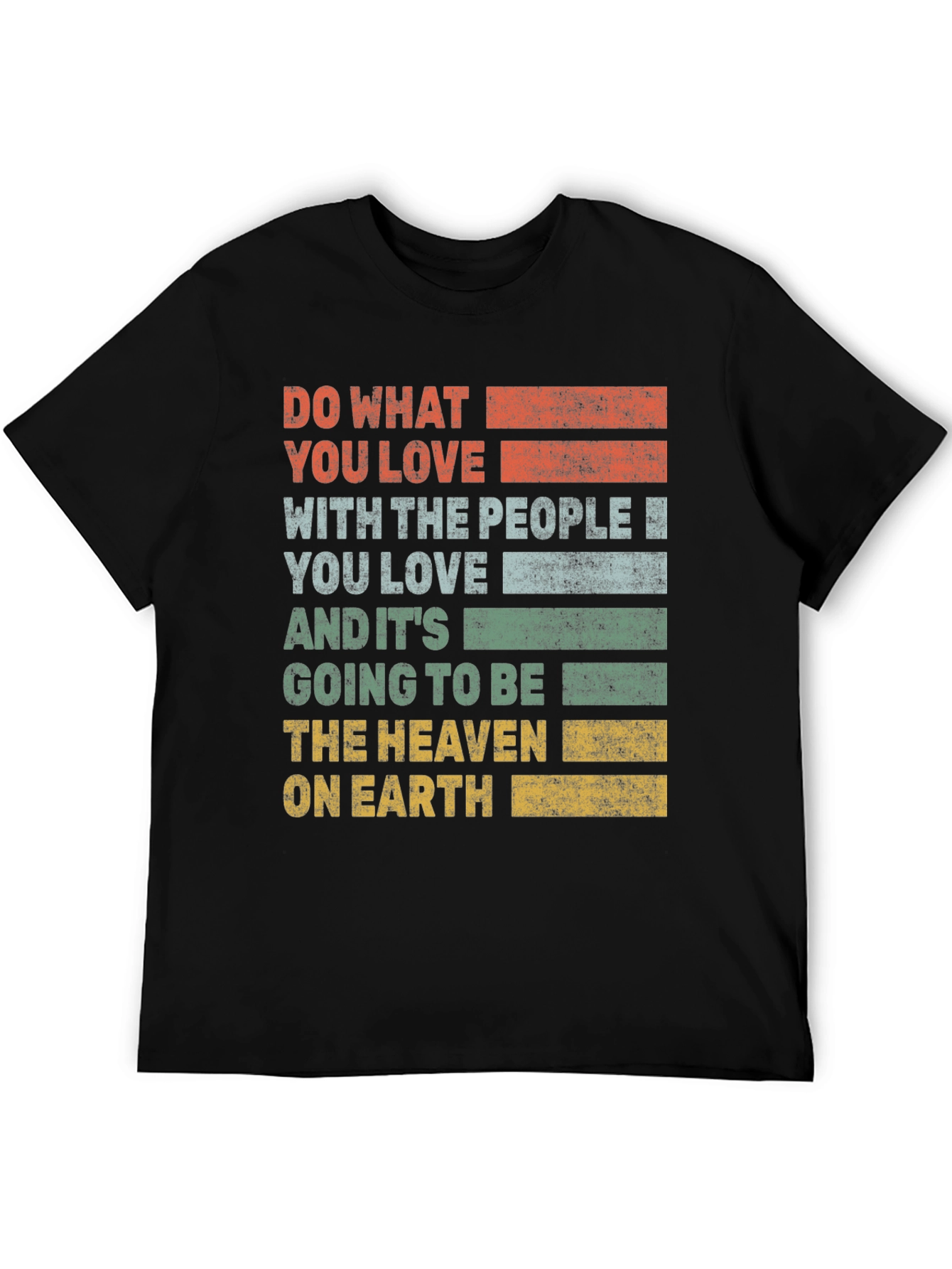 Black Retro Graphic Tee - Do What You Love view 5
