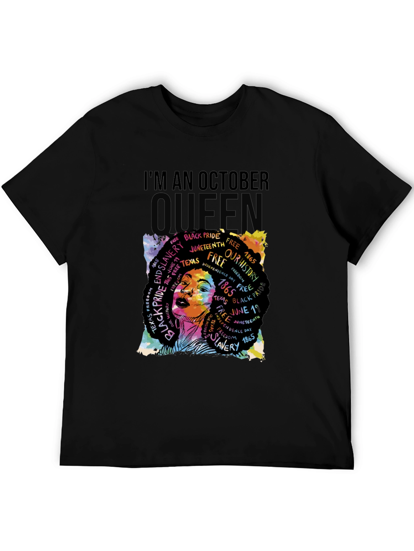 October Queen Black Pride T-Shirt - 5