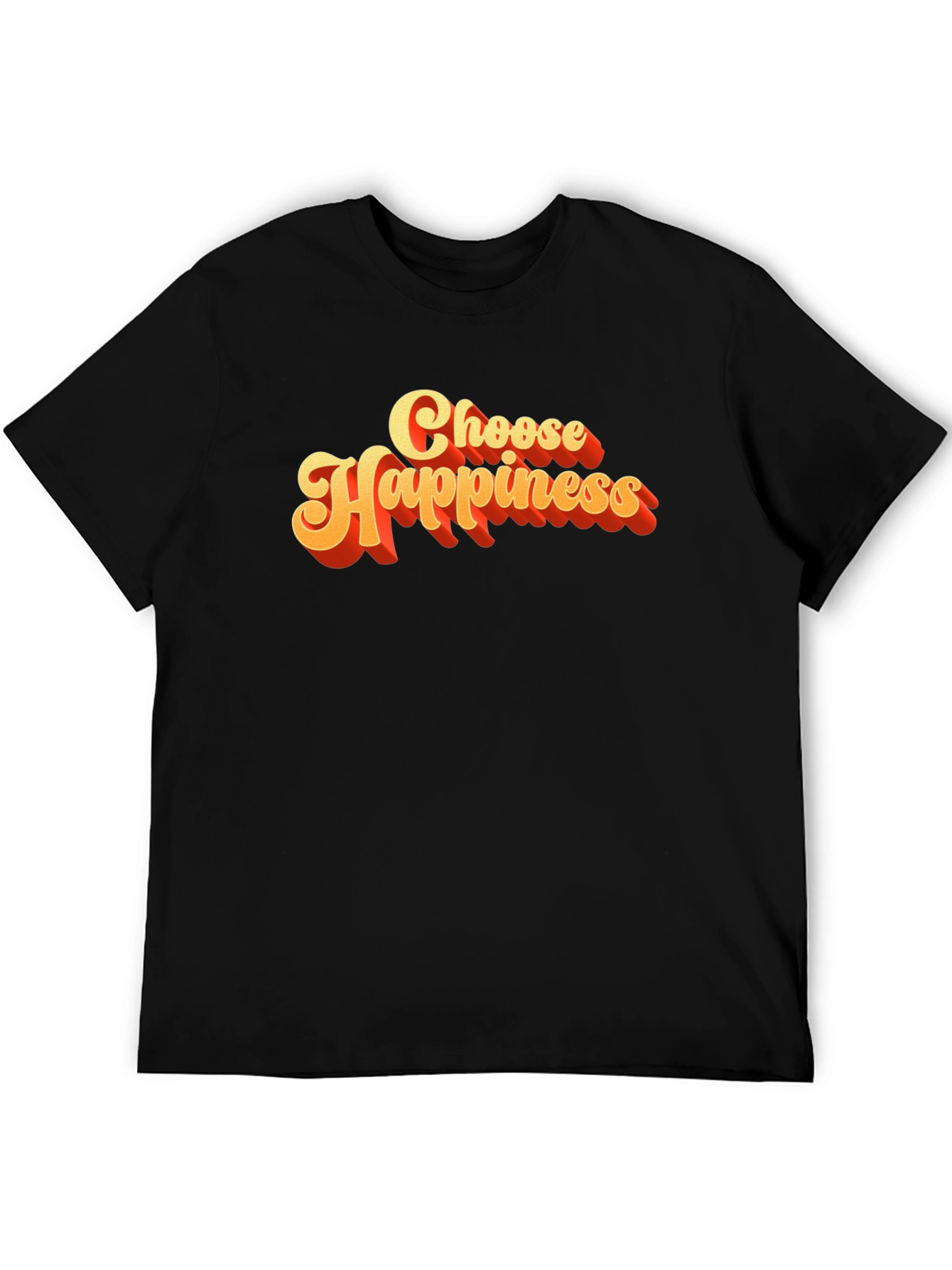 Choose Happiness T-Shirt - Retro Style - 5