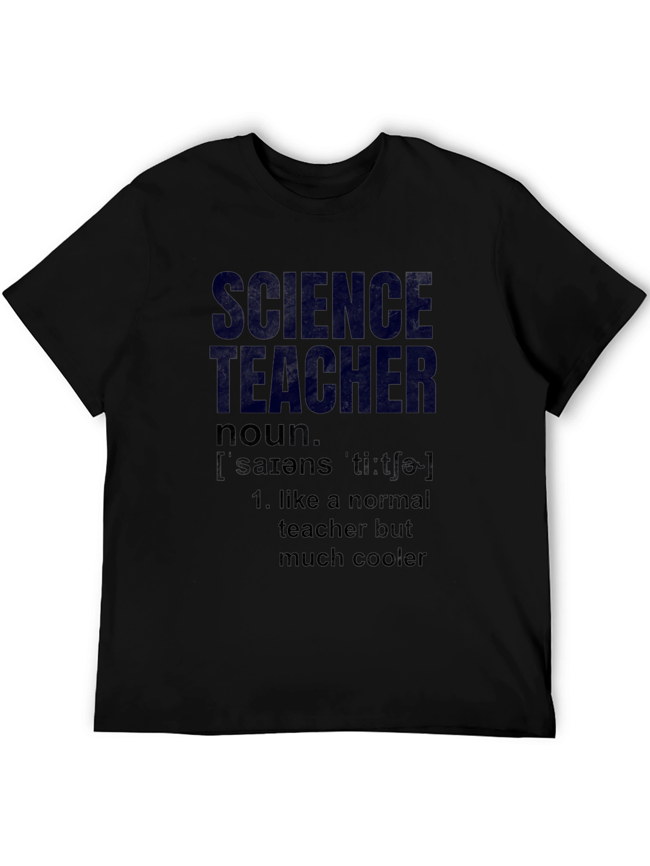 Black Science Teacher Definition T-Shirt - Cool Teacher Gift view 5