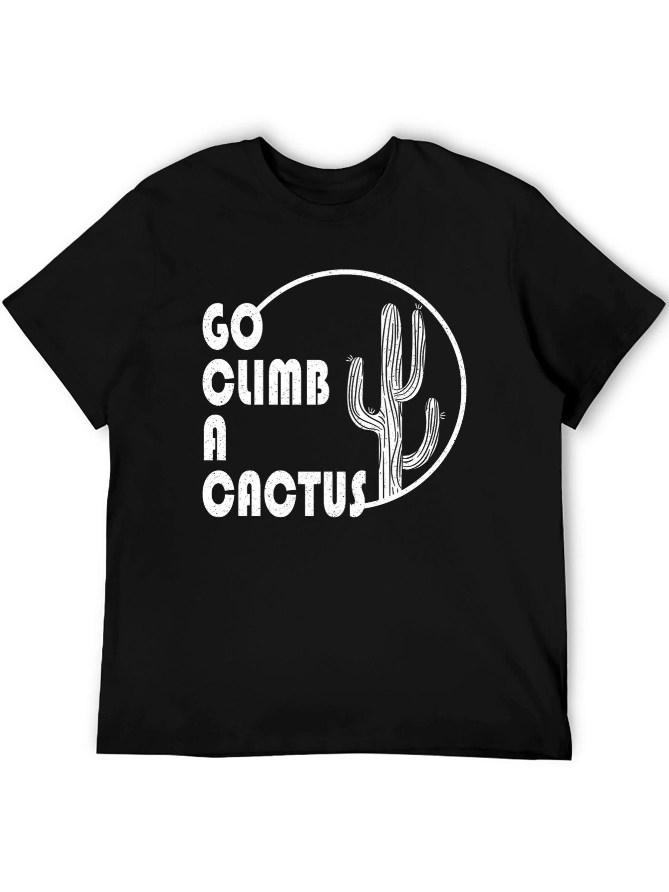 Black Go Climb a Cactus Graphic Tee view 5