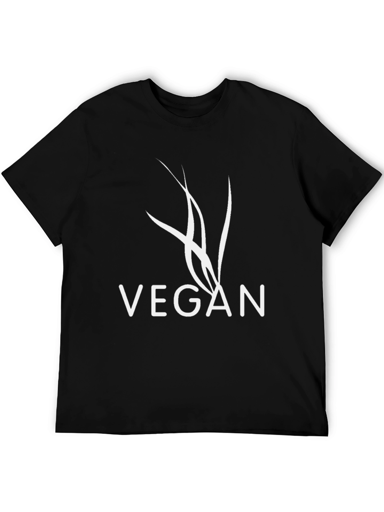 Black Vegan T-Shirt - Stylish & Sustainable view 5