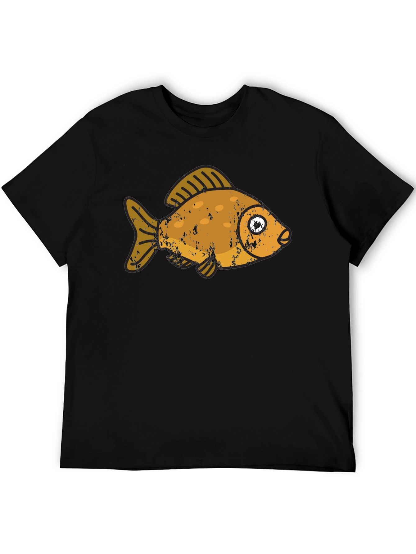 Black Goldfish Graphic Black T-Shirt view 5