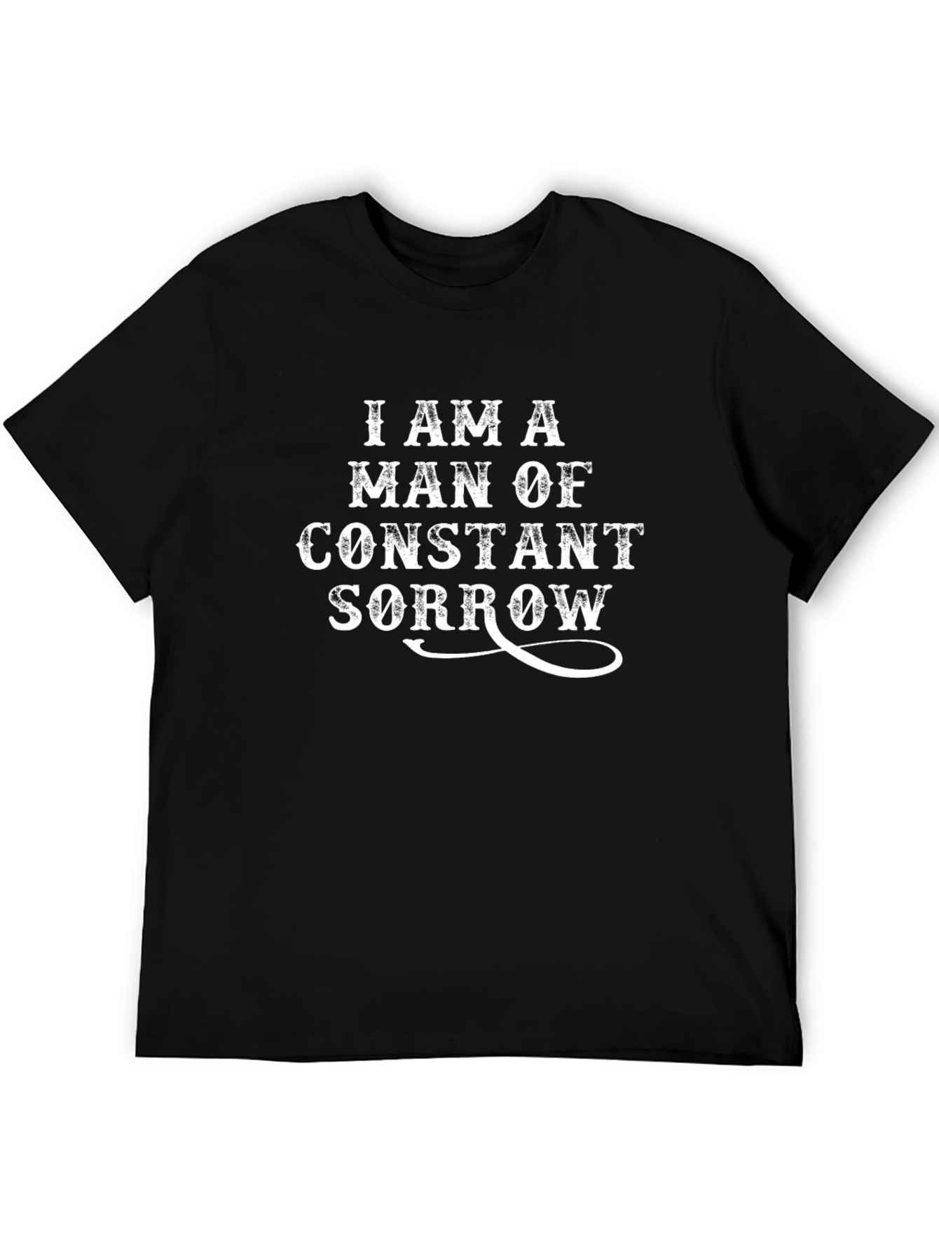 Black I Am A Man of Constant Sorrow T-Shirt view 5