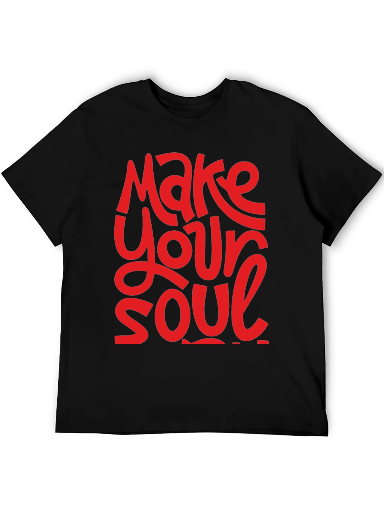 Black Make Your Soul Shine Graphic T-Shirt view 5
