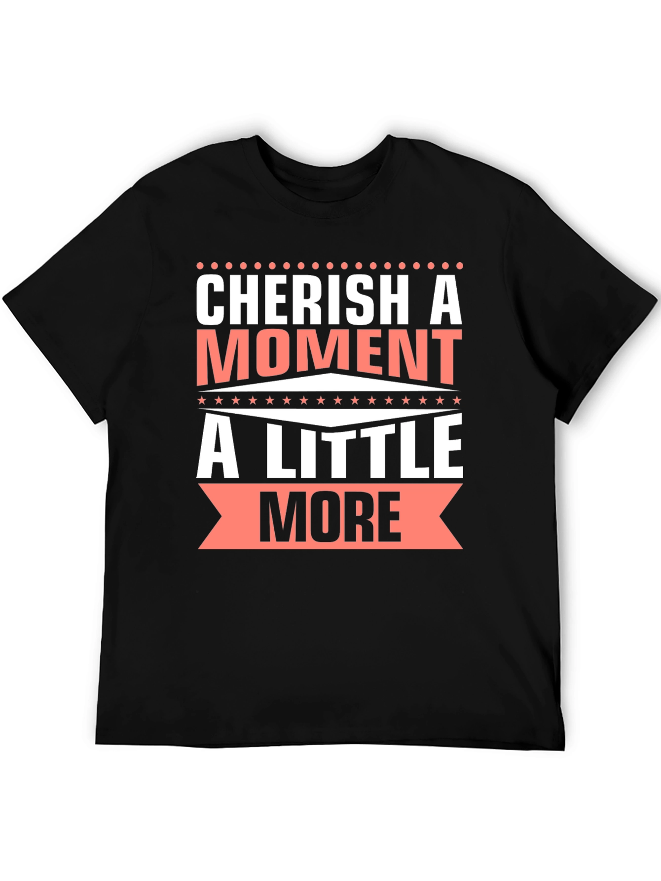 Black Cherish a Moment Graphic T-Shirt view 5