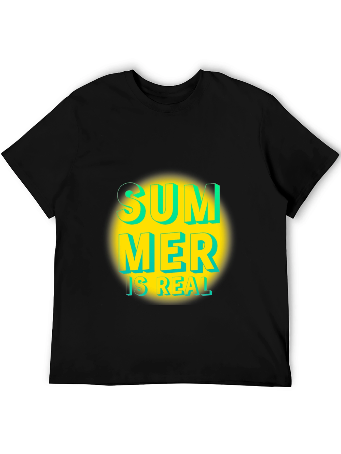 Black Summer is Real Graphic T-Shirt view 5