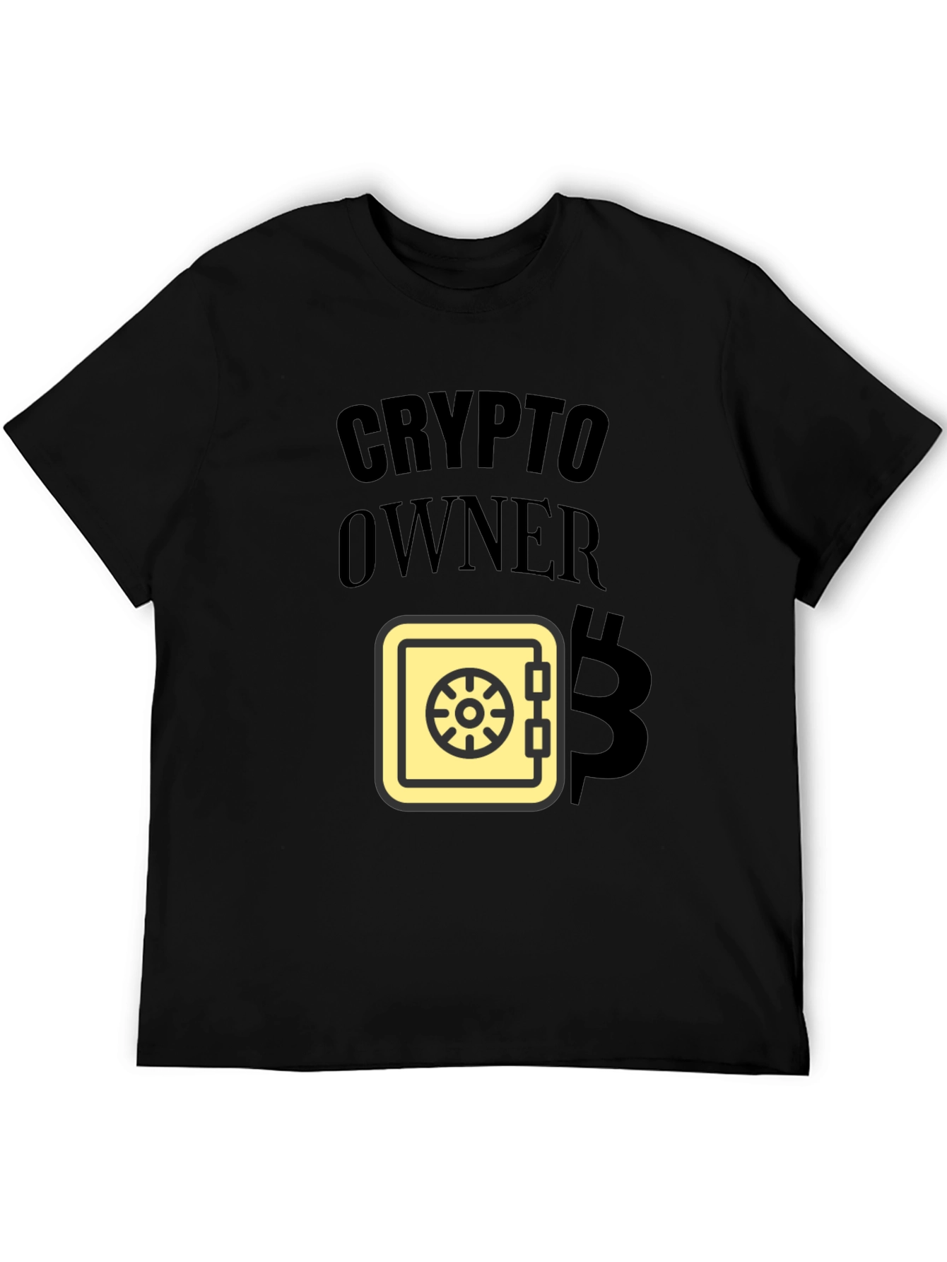 Black Crypto Owner T-Shirt - Bitcoin Enthusiast Style view 5
