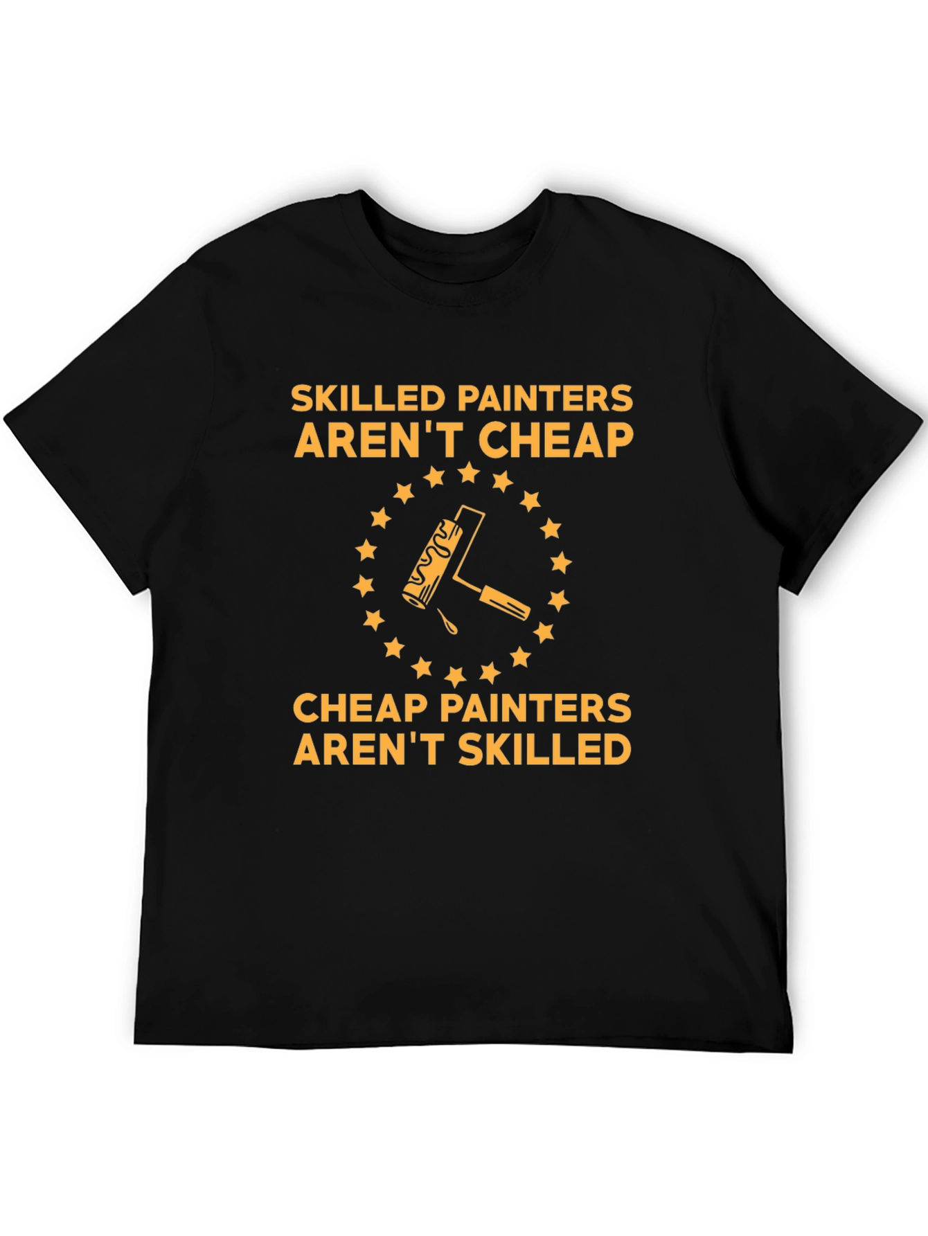 Black Skilled Painters T-Shirt Funny Painter Gift view 5