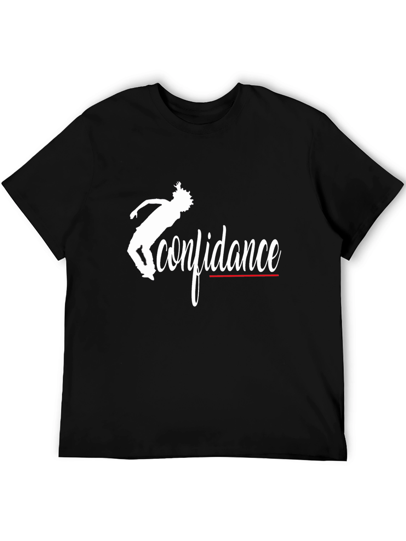 Black Confidence Graphic T-Shirt - Stylish Cotton Tee view 5