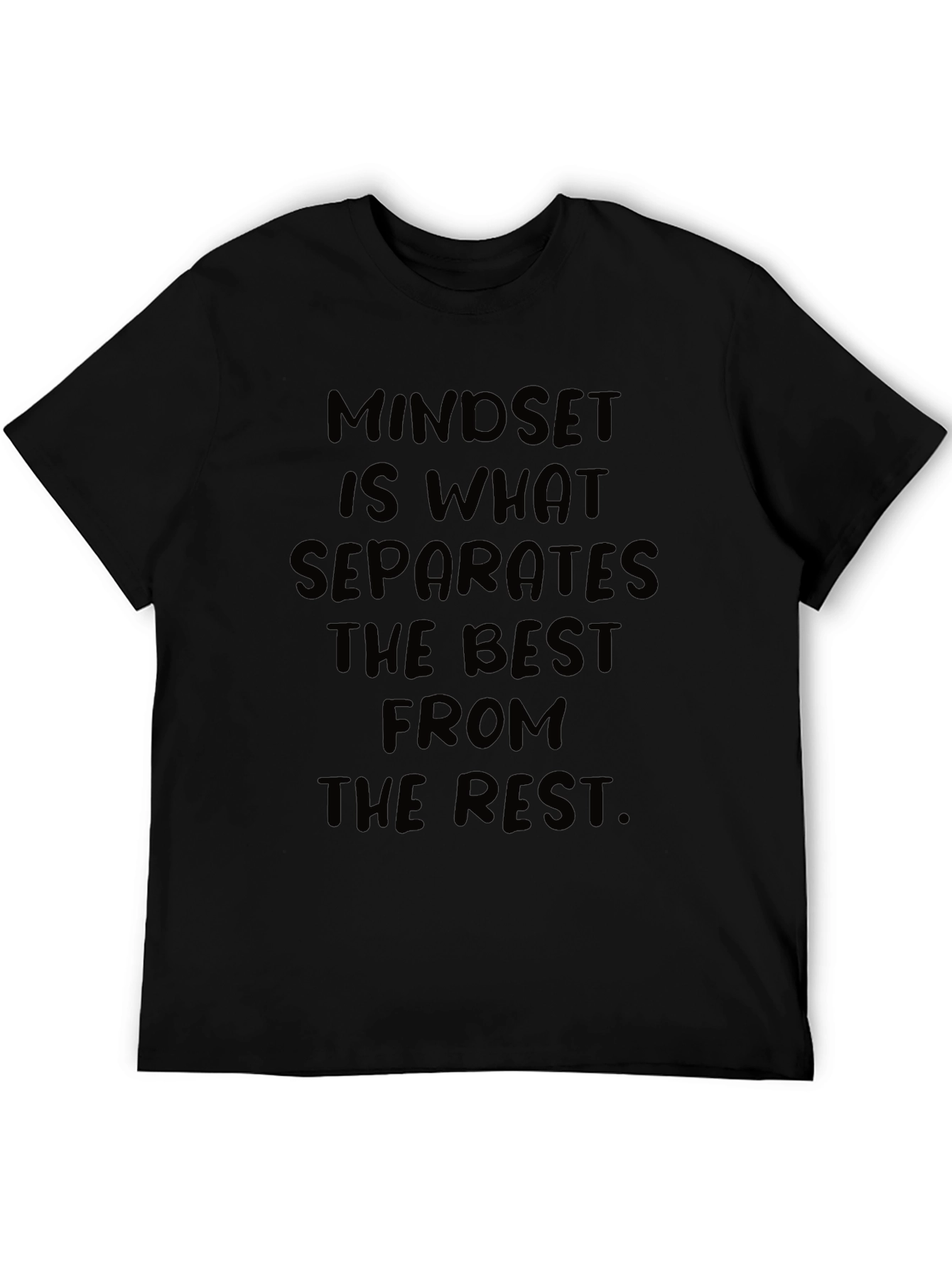 Black Mindset T-Shirt - Best From The Rest Black Tee view 5