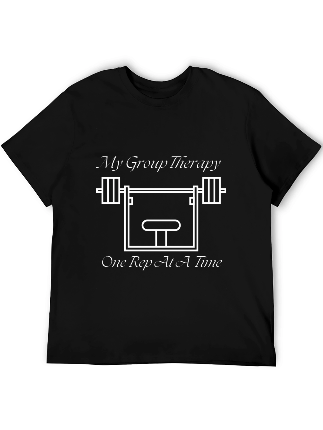 Black My Group Therapy Black Graphic T-Shirt view 5