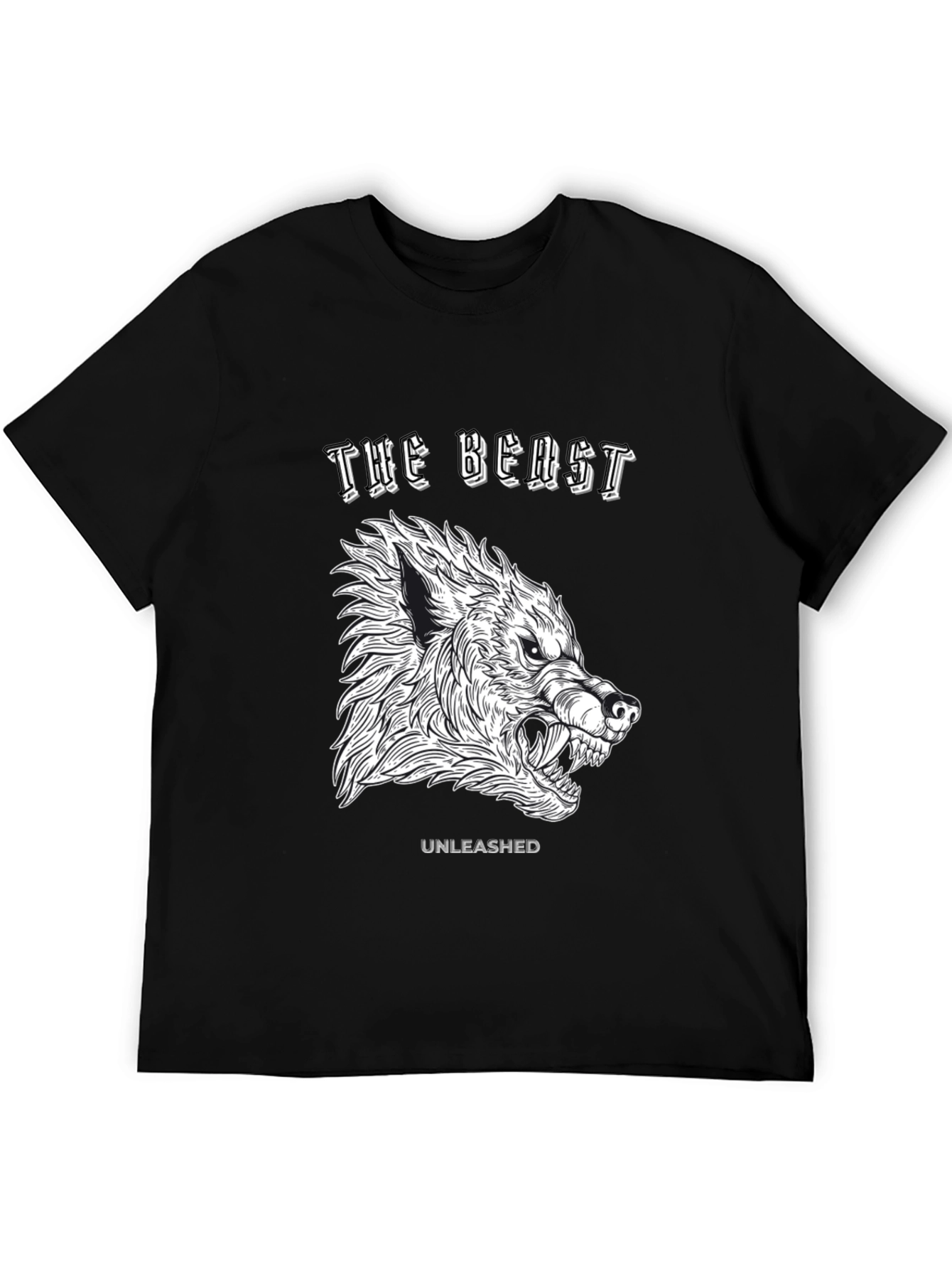 Black The Beast Unleashed Graphic T-Shirt - Black view 5