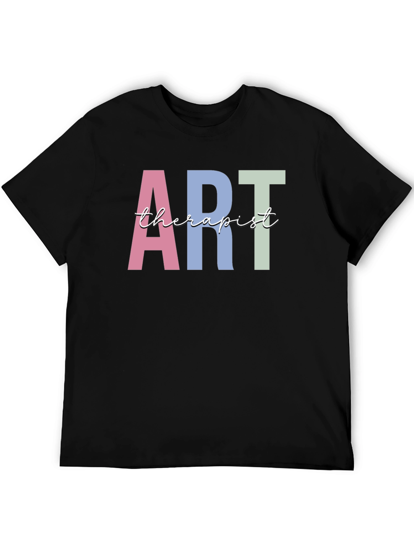 Black Art Therapist T-Shirt - Stylish & Comfortable view 5