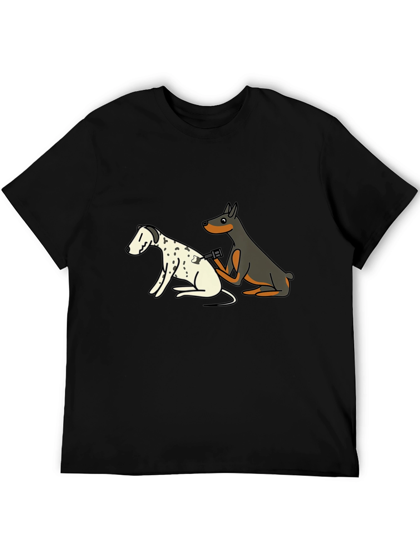 Black Dog Tattoo Artist Graphic T-Shirt view 5