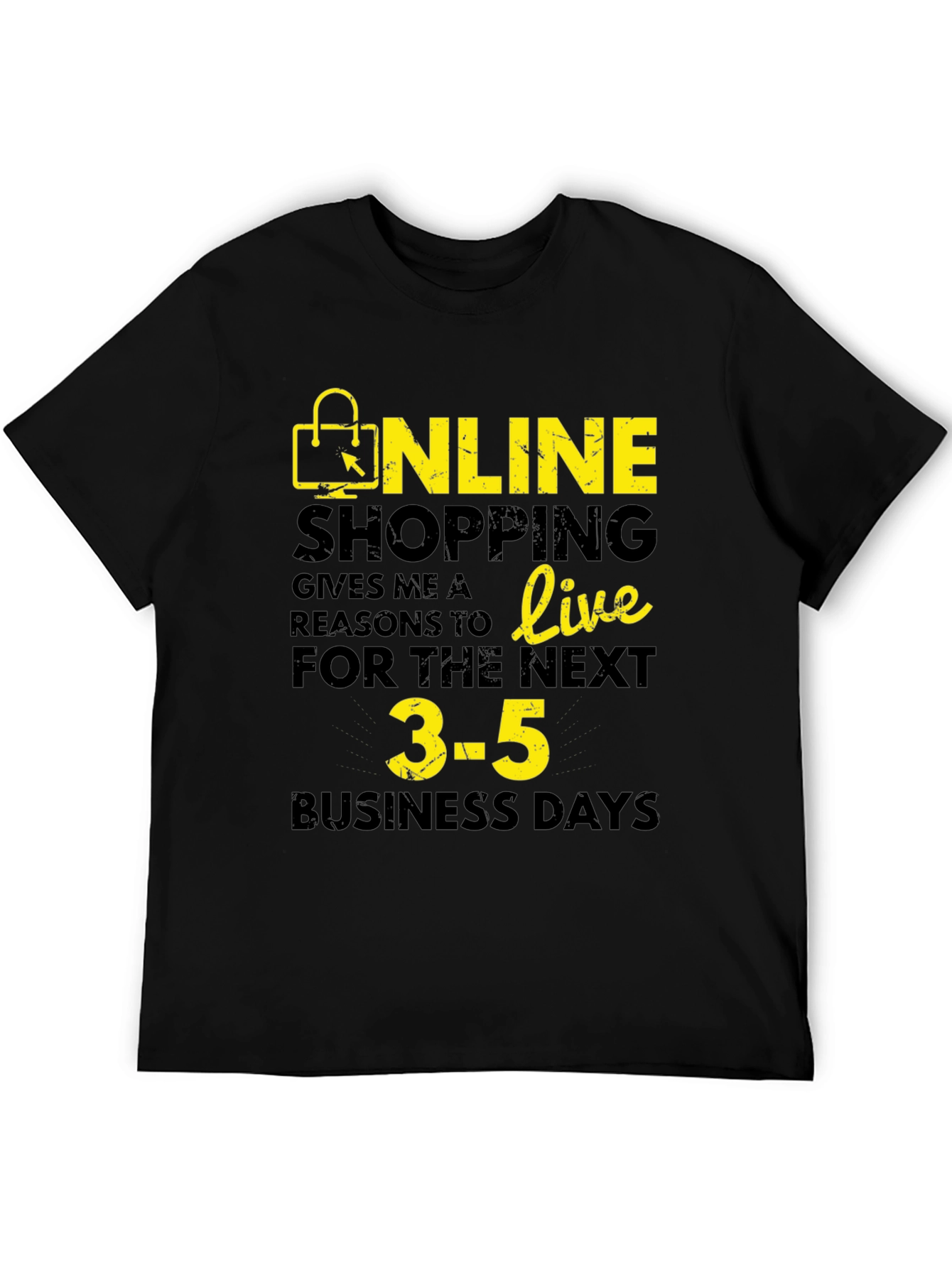 Online Shopping T-Shirt - 'Reasons to Live' Graphic Tee - 5