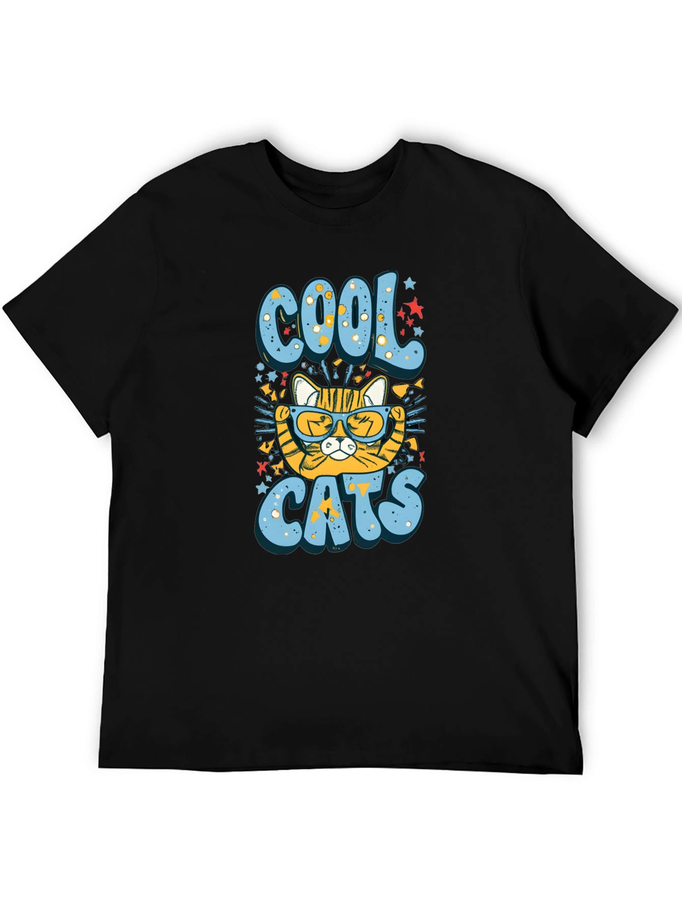 Black Cool Cats T-Shirt view 5