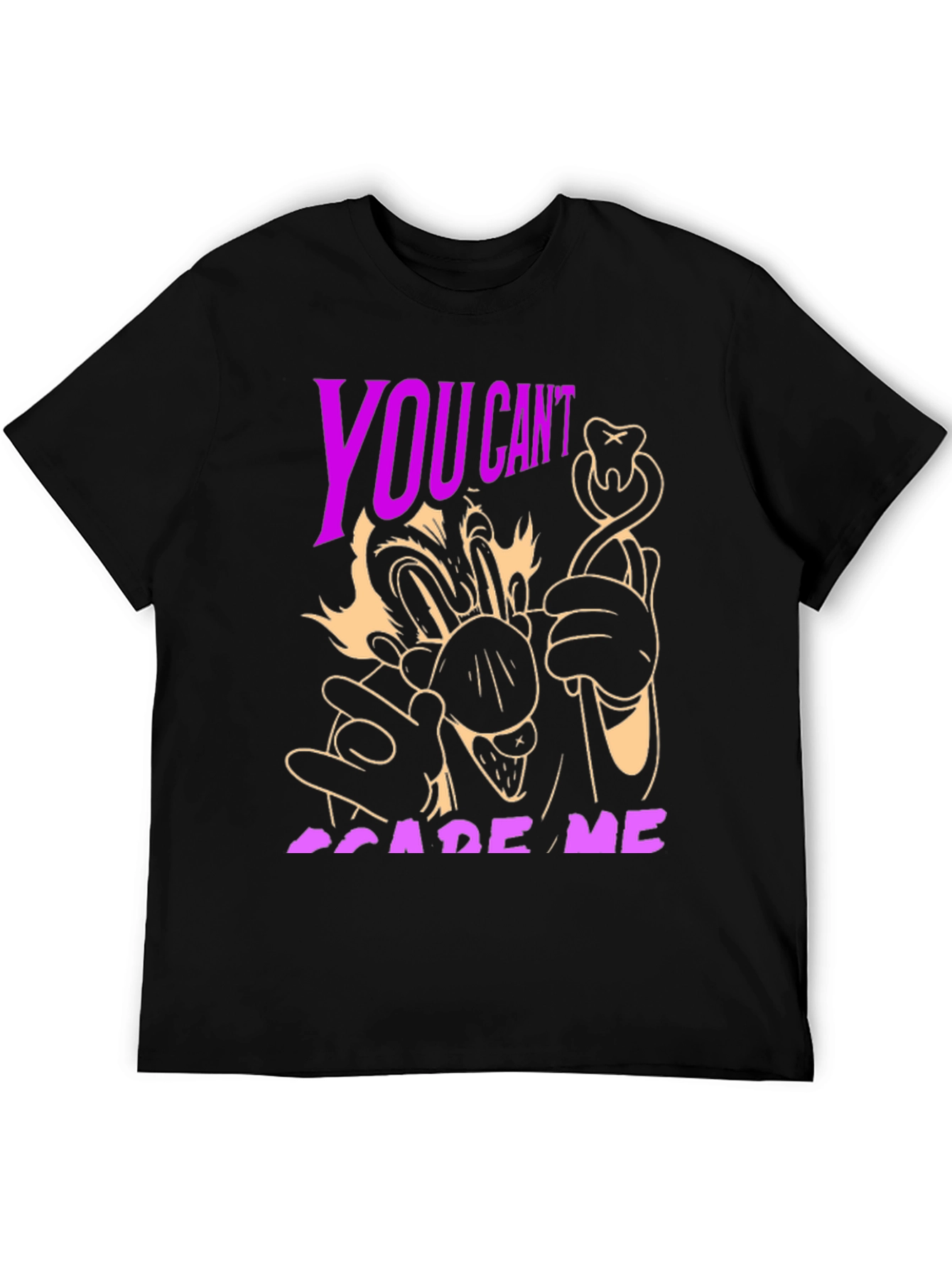 Black You Can't Scare Me Dentist T-Shirt view 5