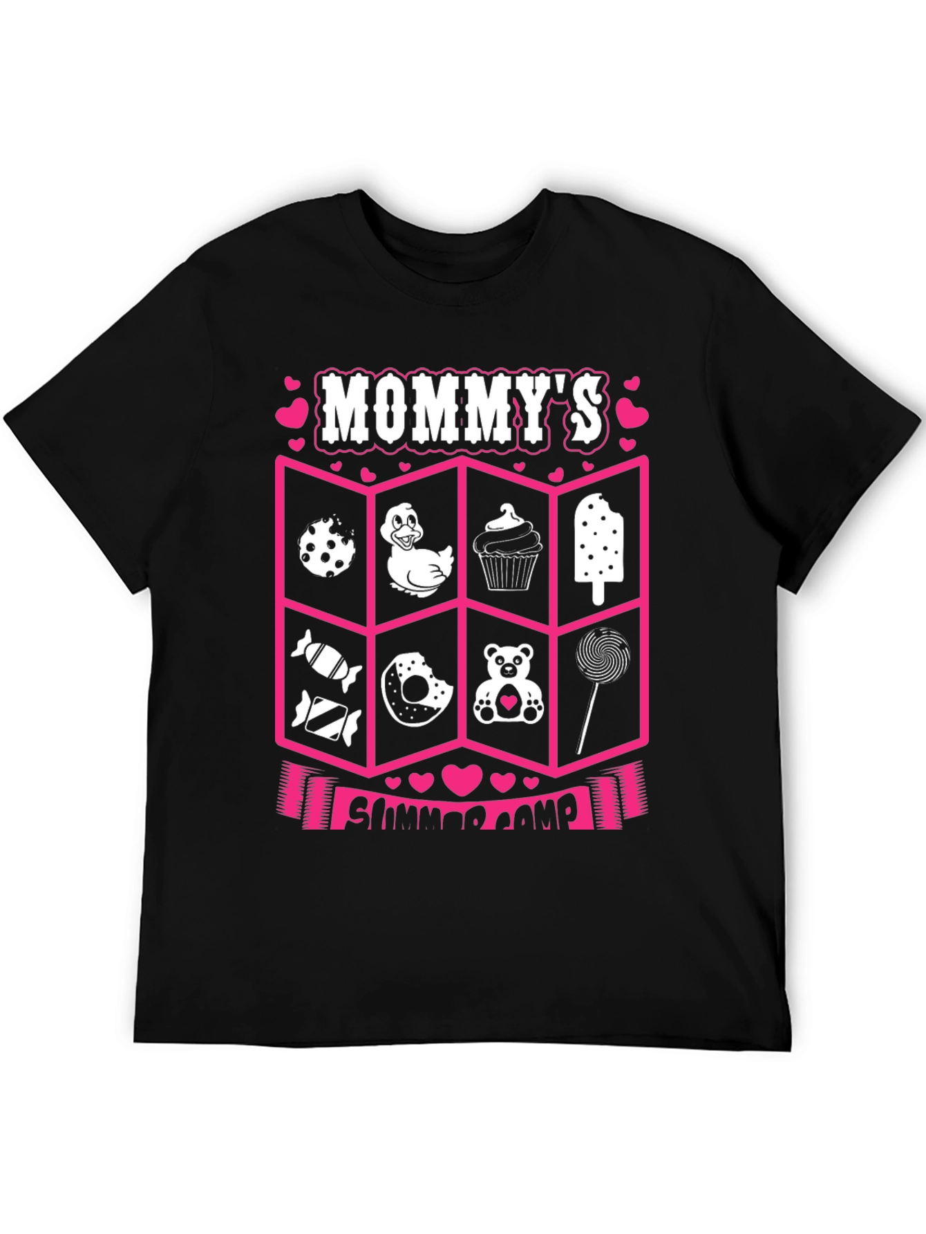 Black Mommy's Summer Camp Graphic Tee view 5