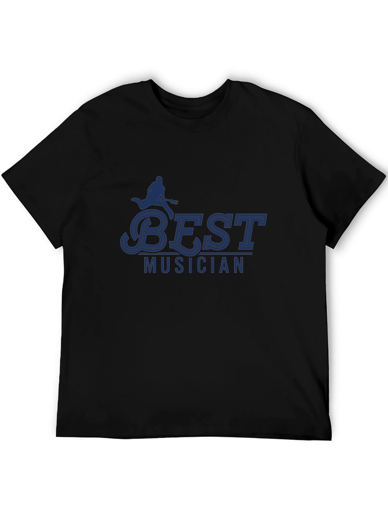 Black Best Musician Graphic T-Shirt - Black view 5
