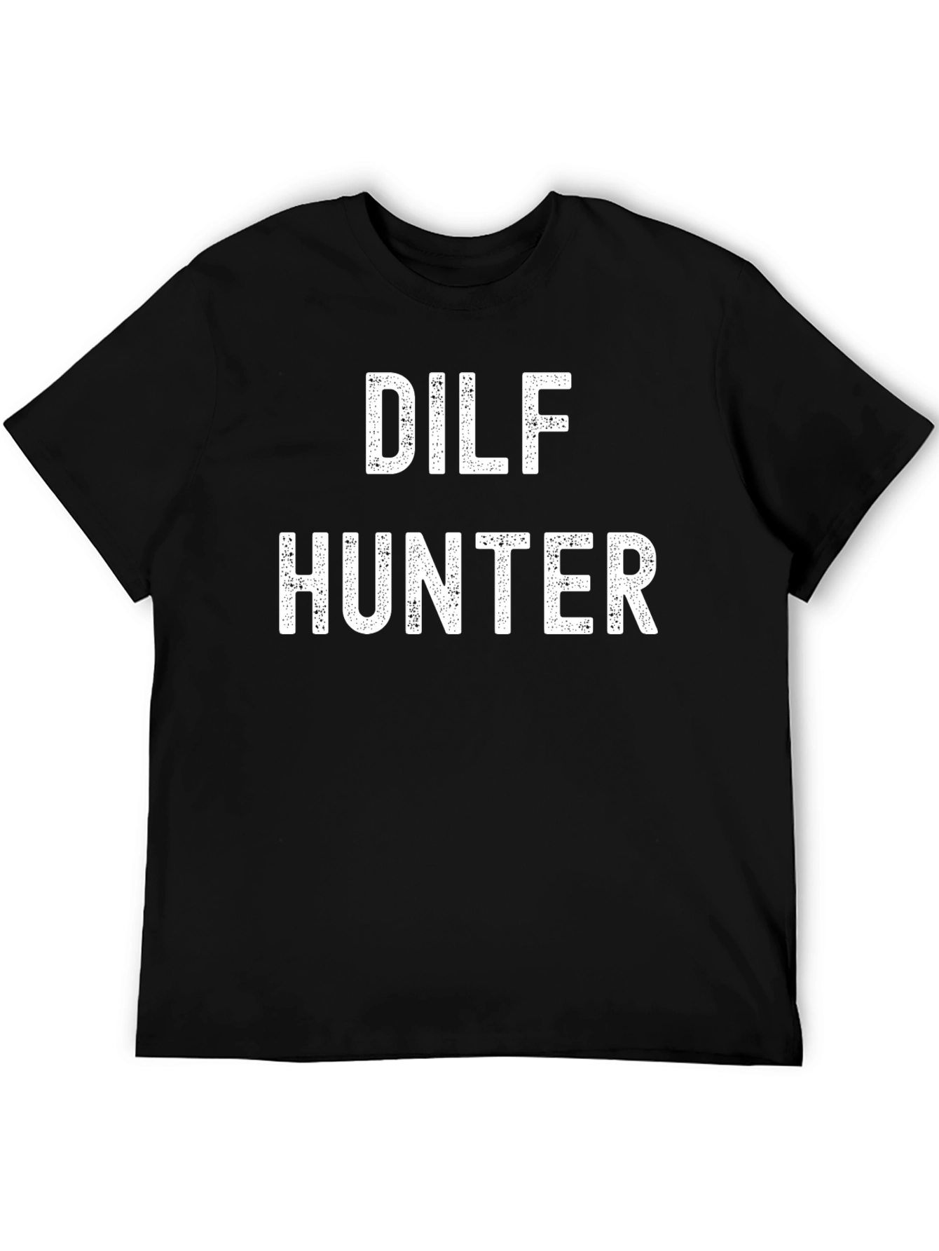 Black DILF Hunter Graphic T-Shirt - Bold Statement Tee view 5
